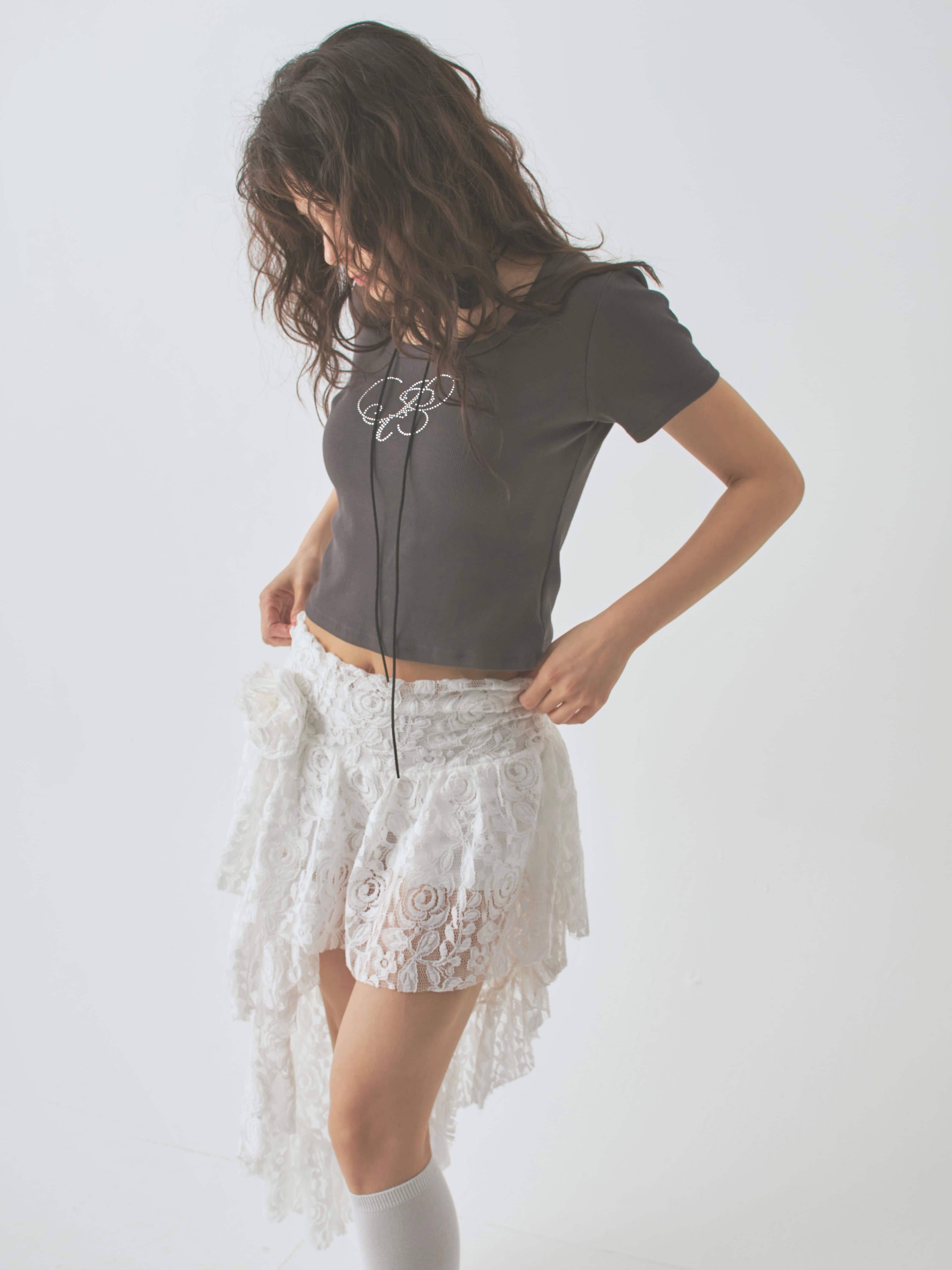 lace bouquet skirt