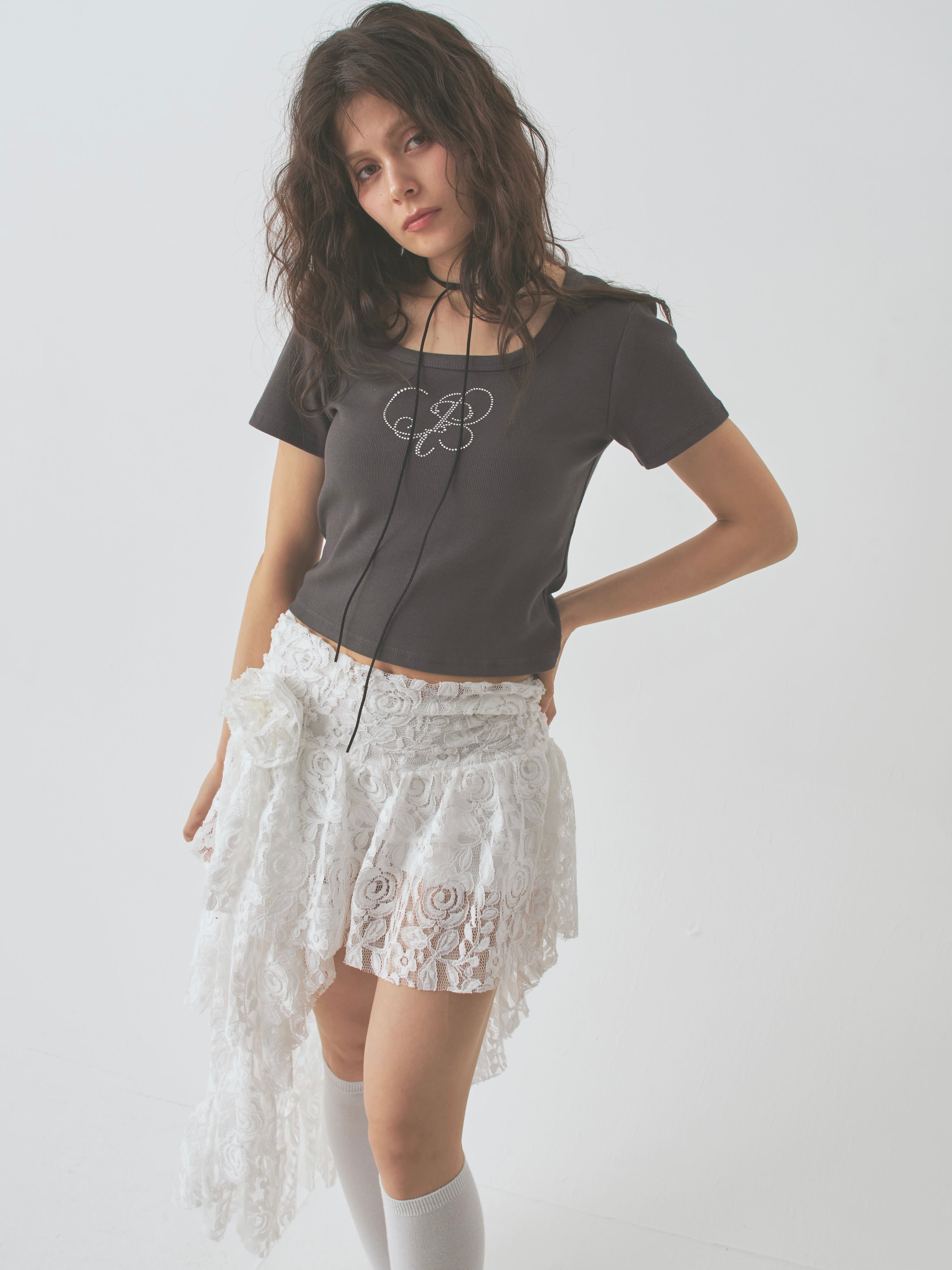 lace bouquet skirt