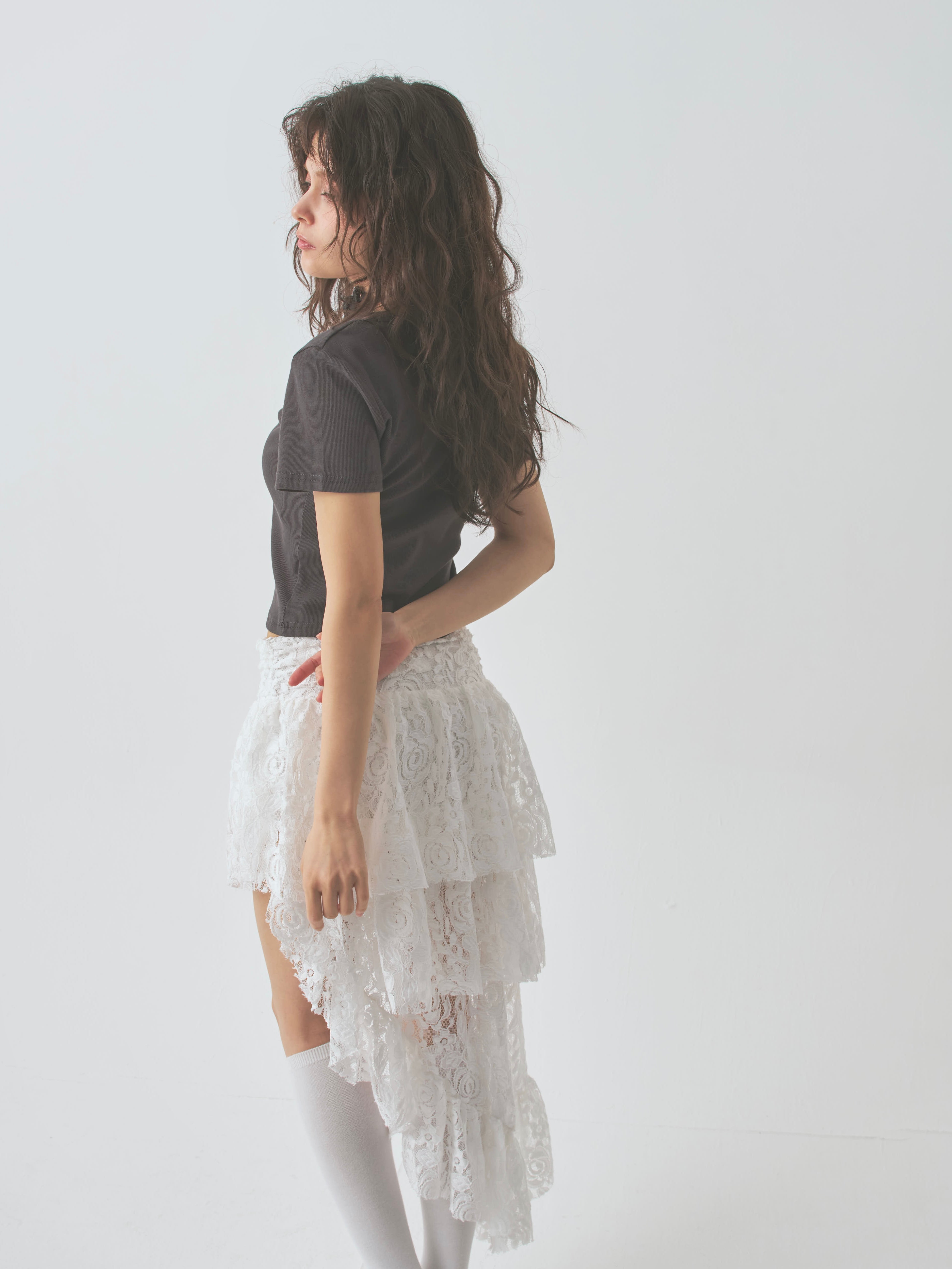 lace bouquet skirt