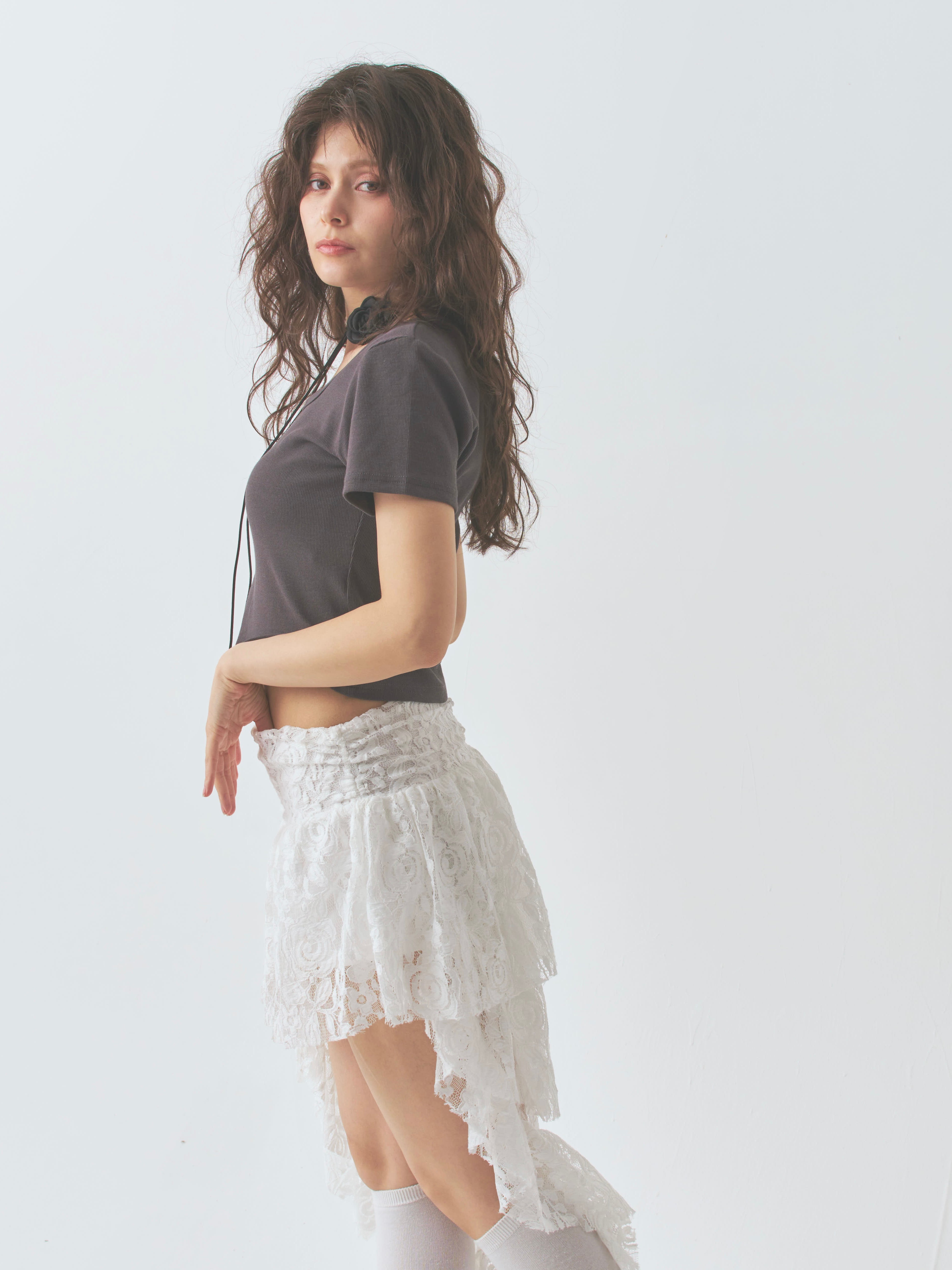 lace bouquet skirt