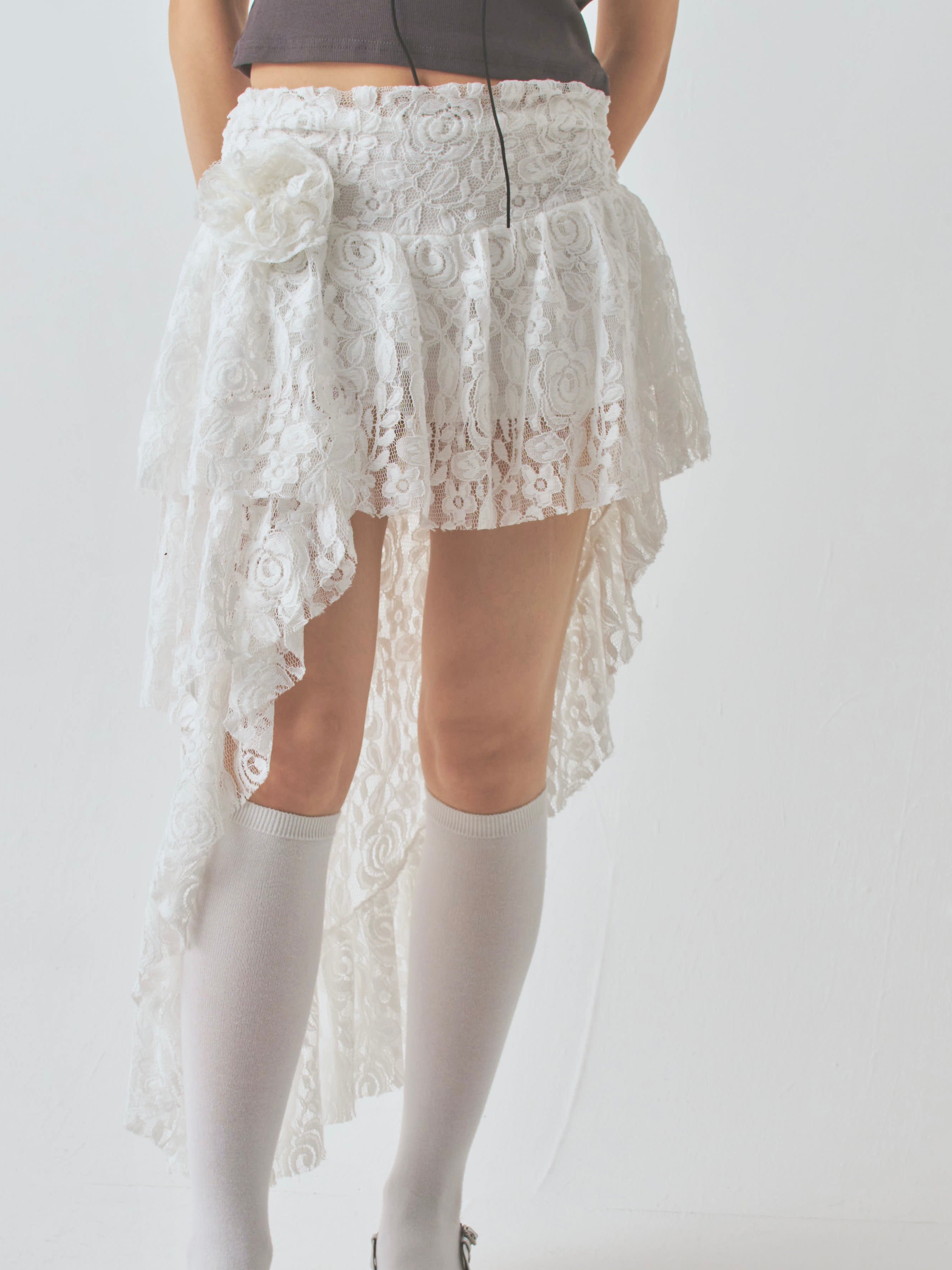 lace bouquet skirt