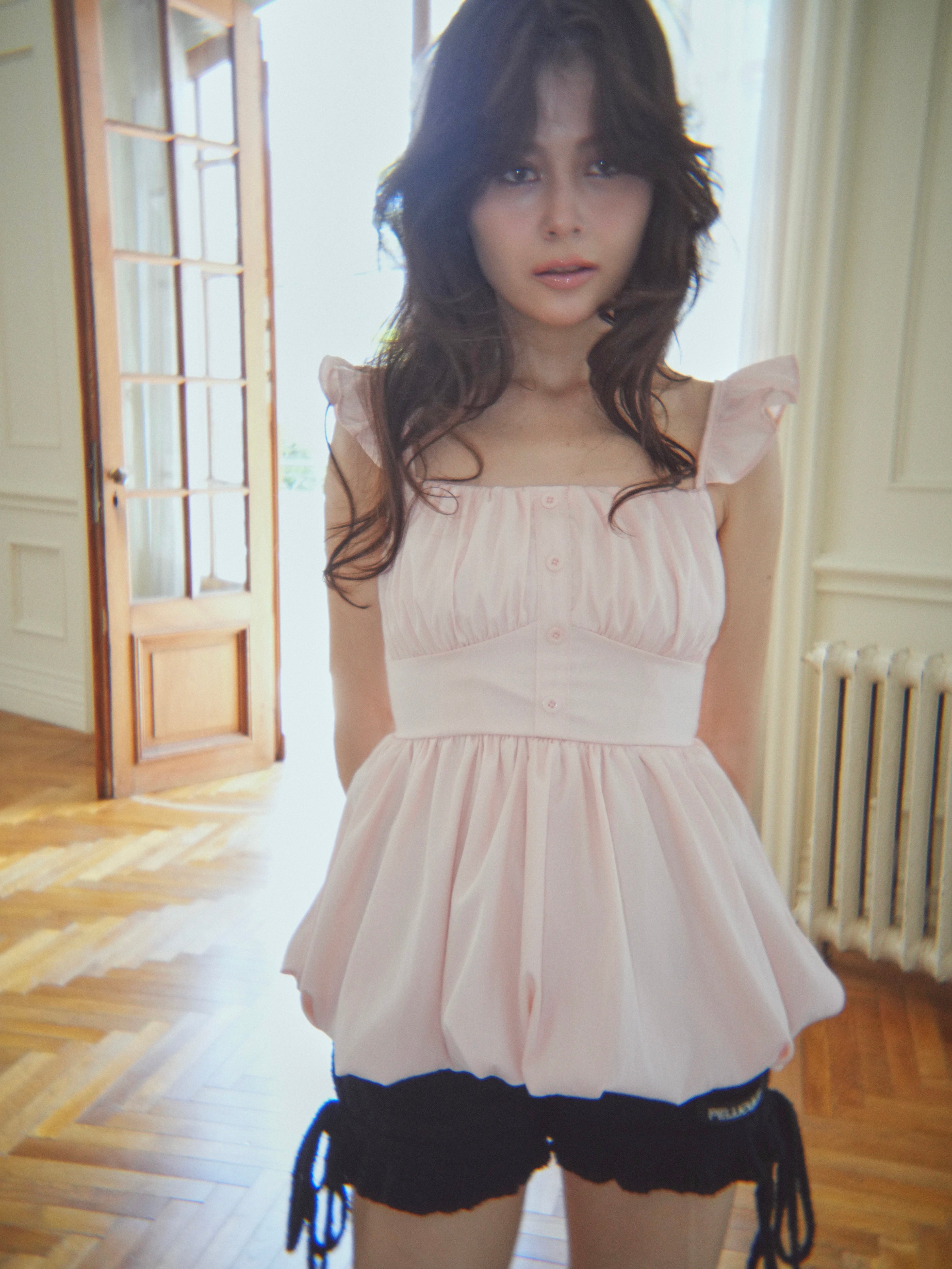 frillgather peplum tops