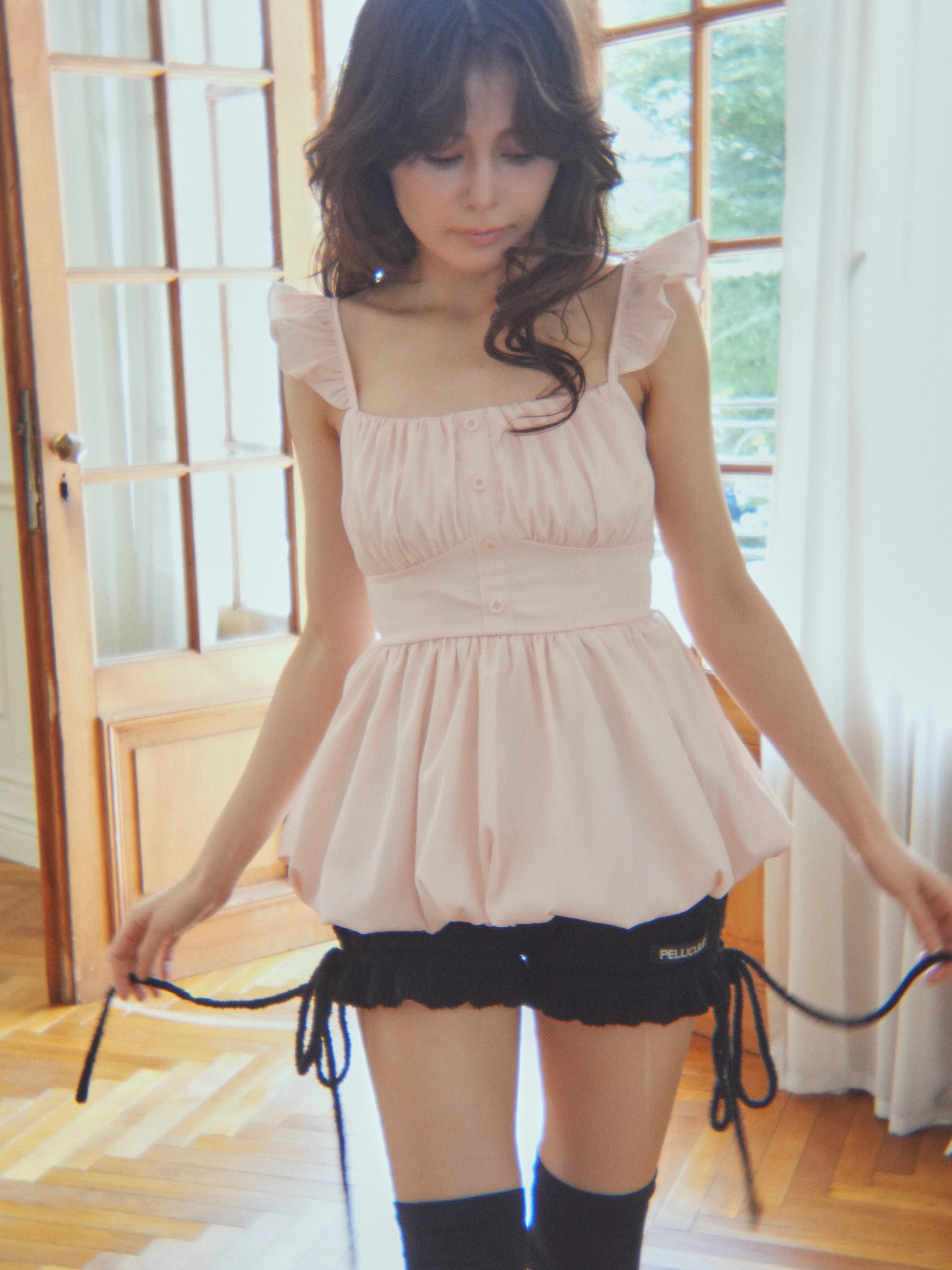 frillgather peplum tops