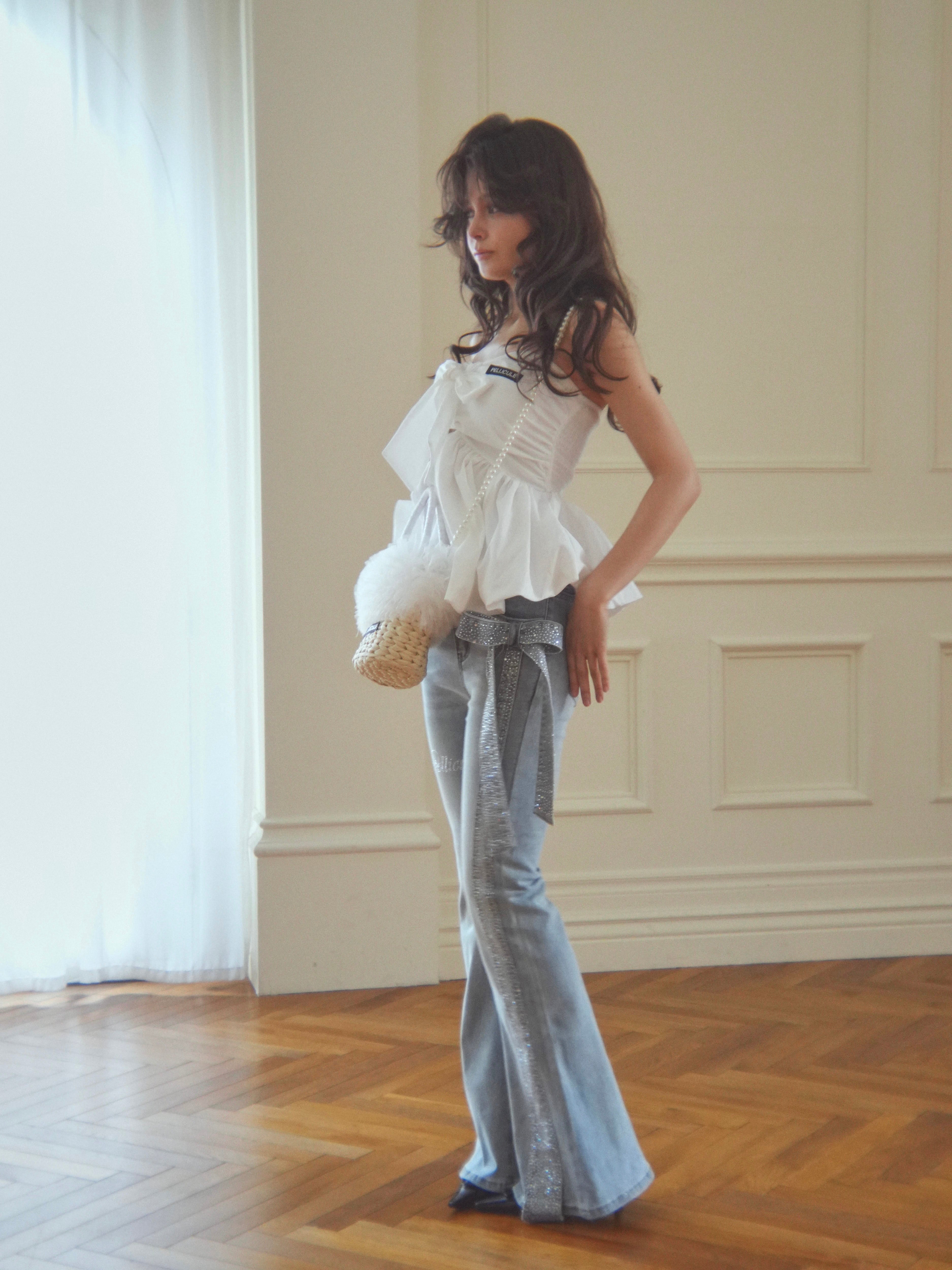 tulle basketbag