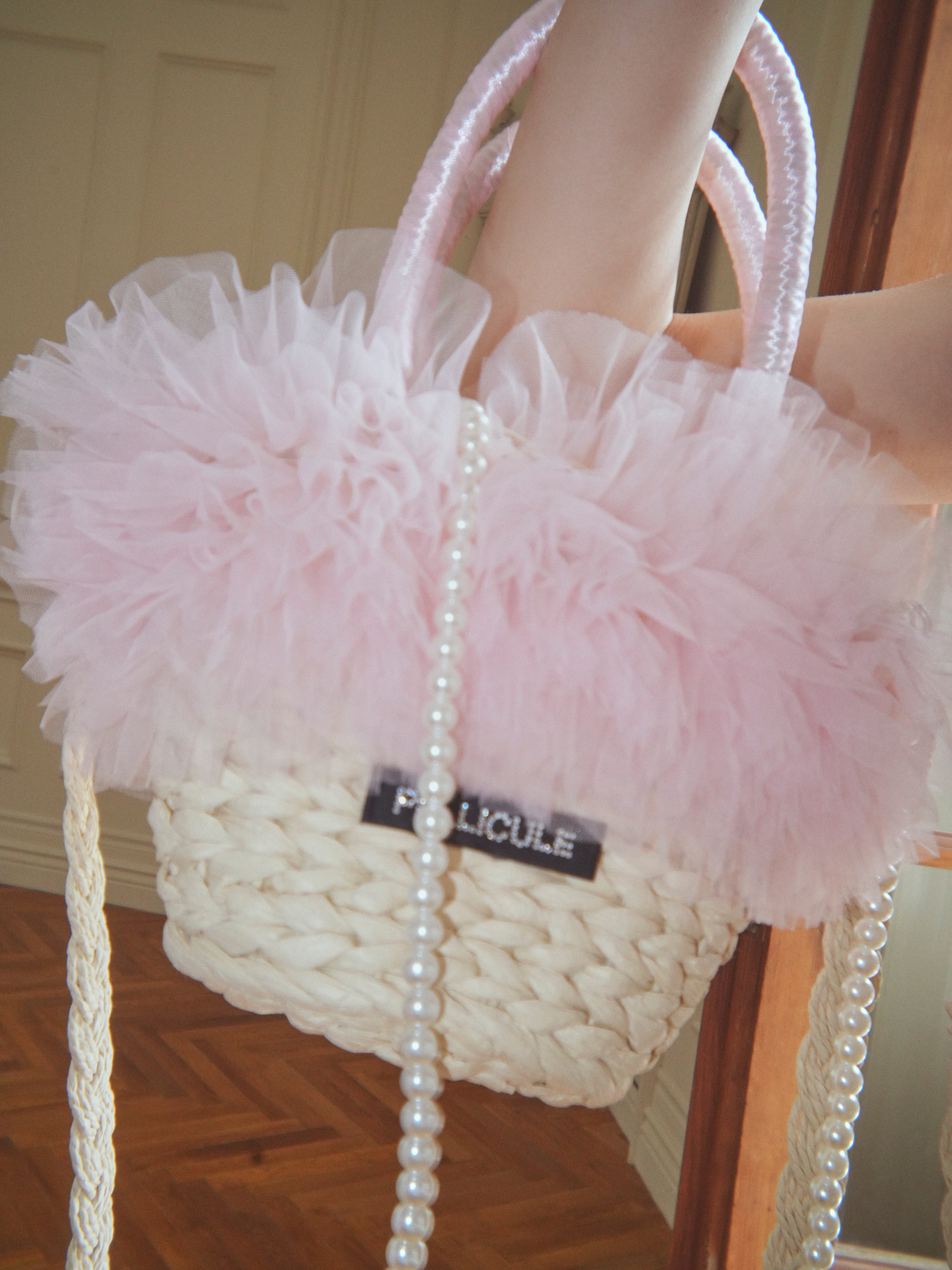 tulle basketbag