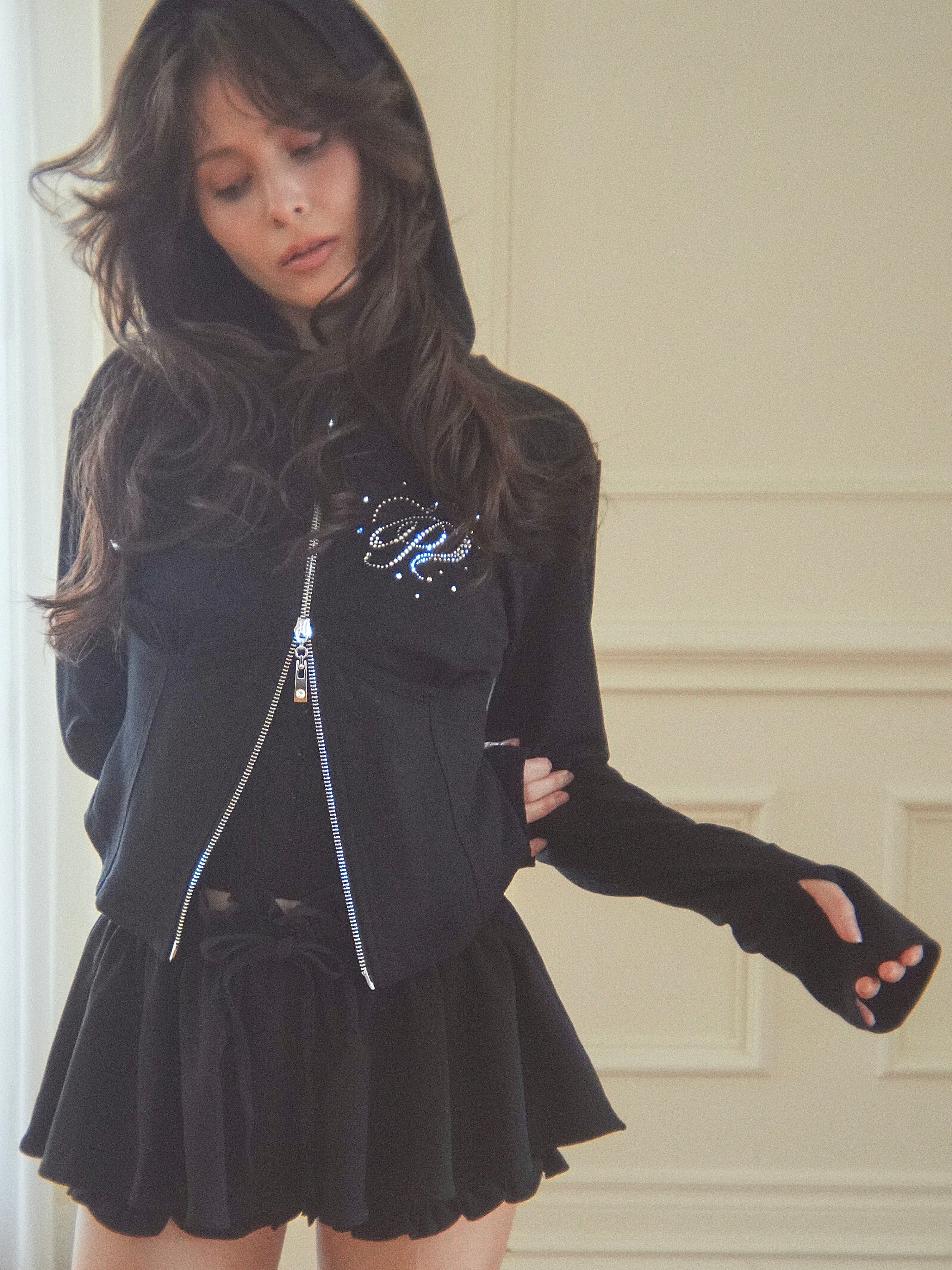 frill gather skorts