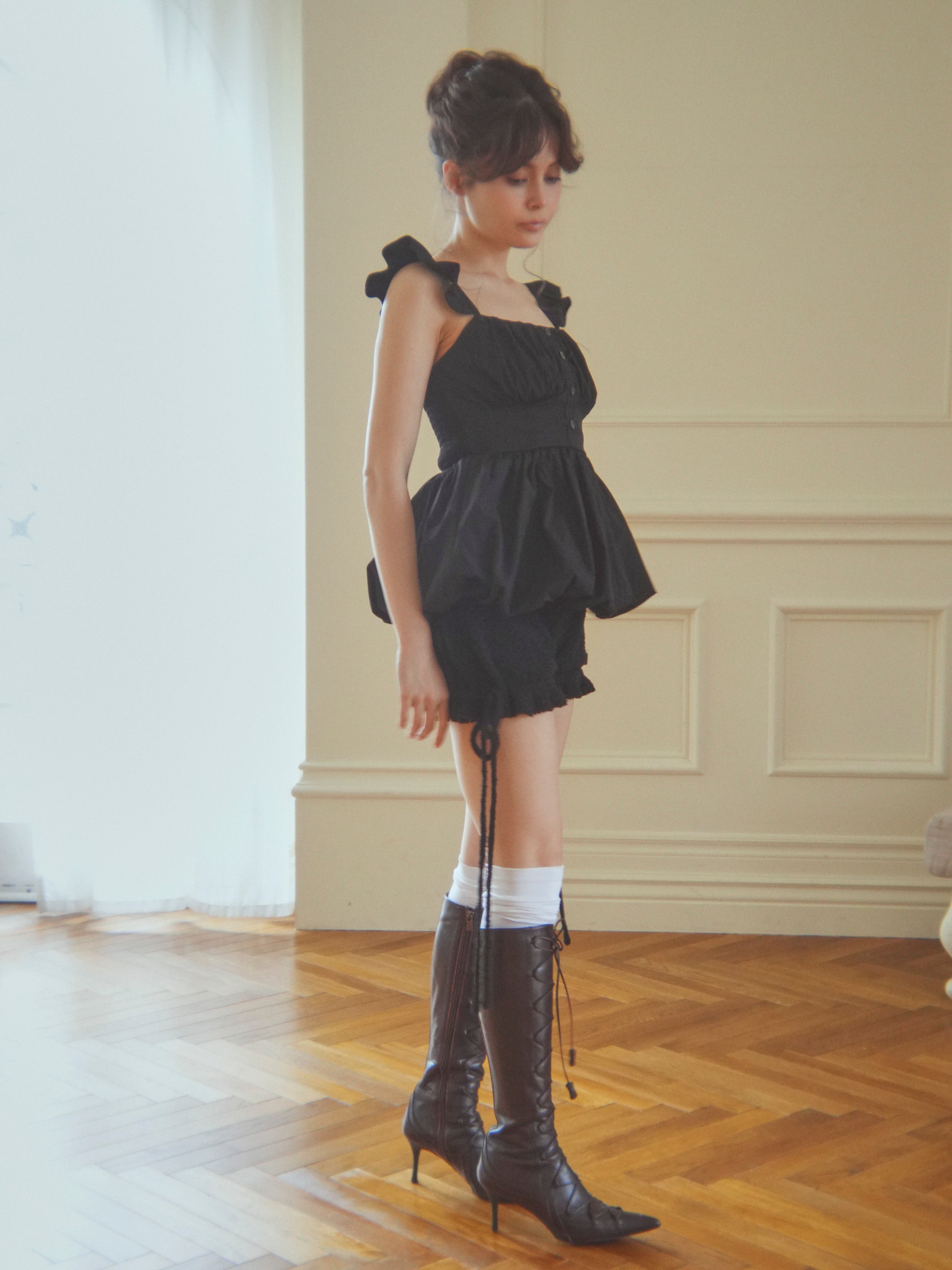 frillgather peplum tops
