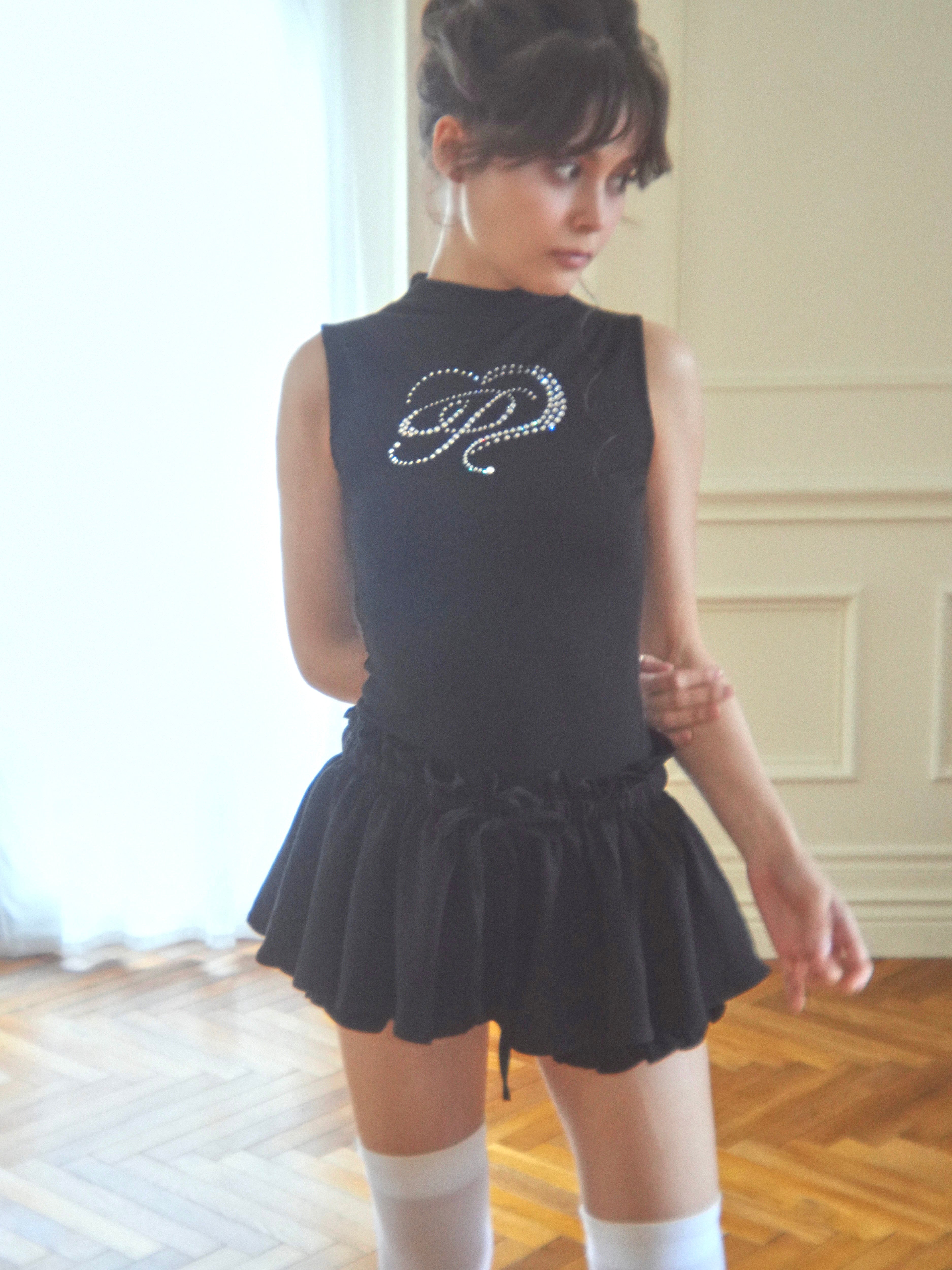frill gather skorts