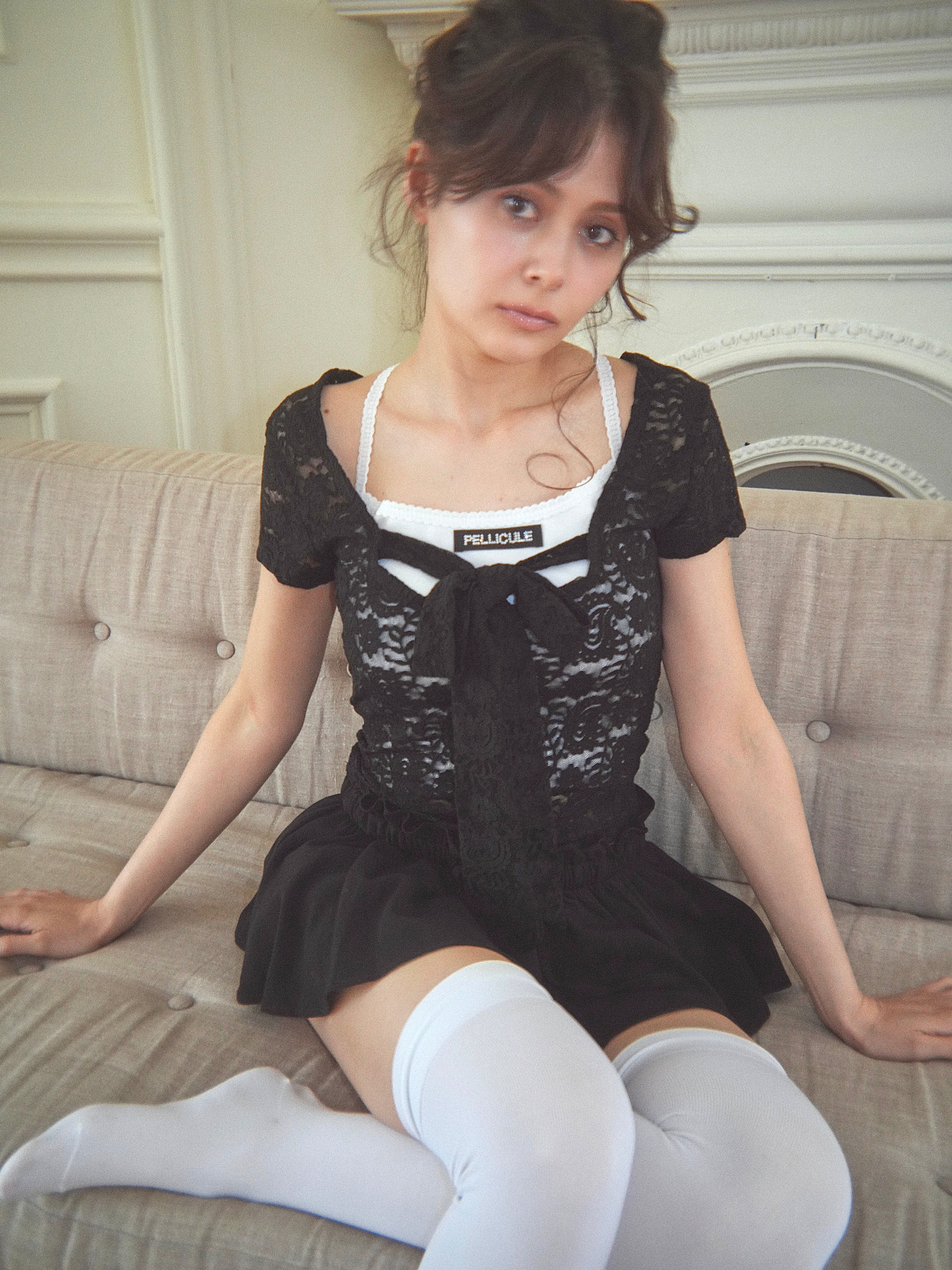 ribbon lacy layertops
