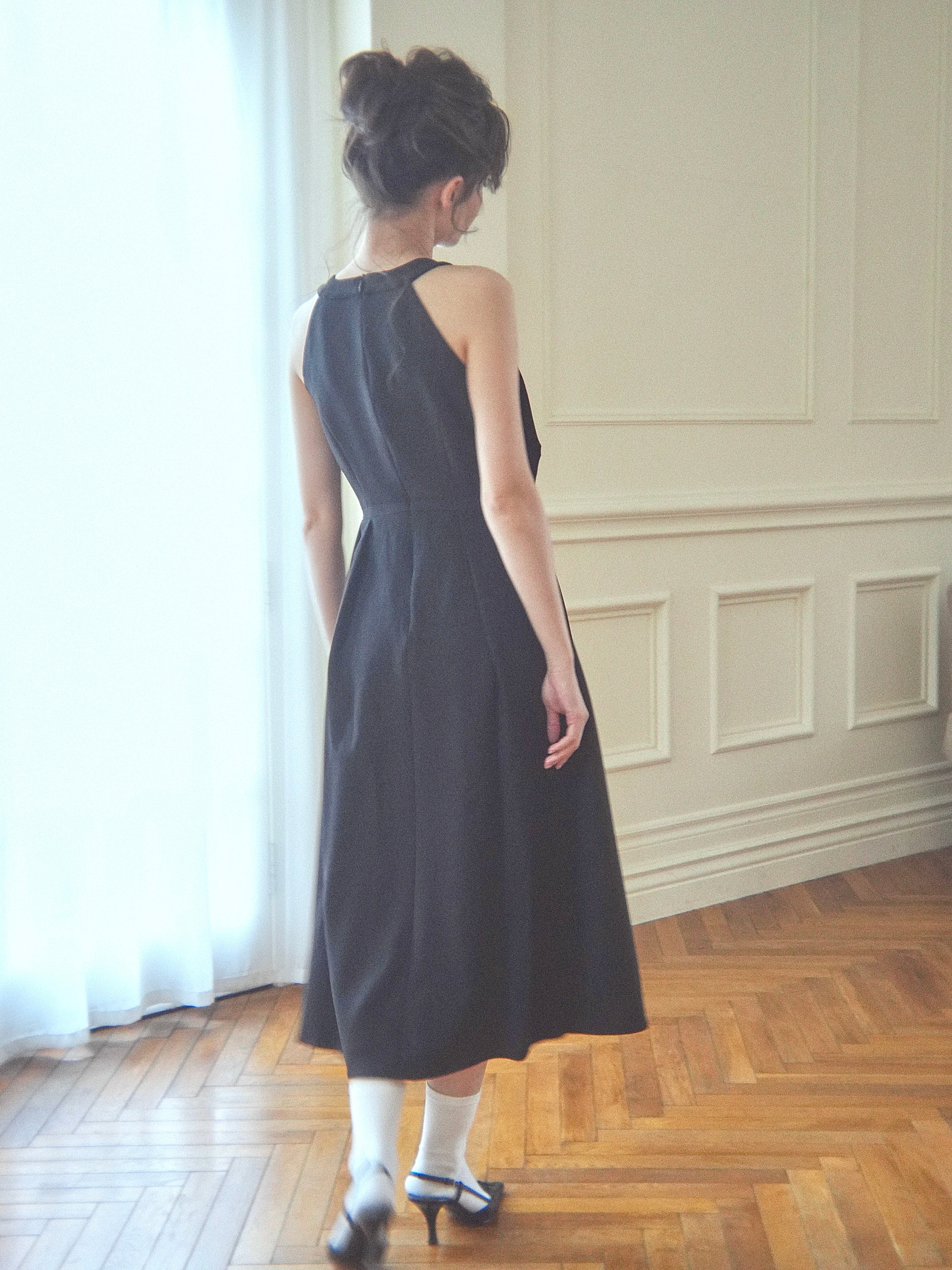 decollete ribbon onepiece