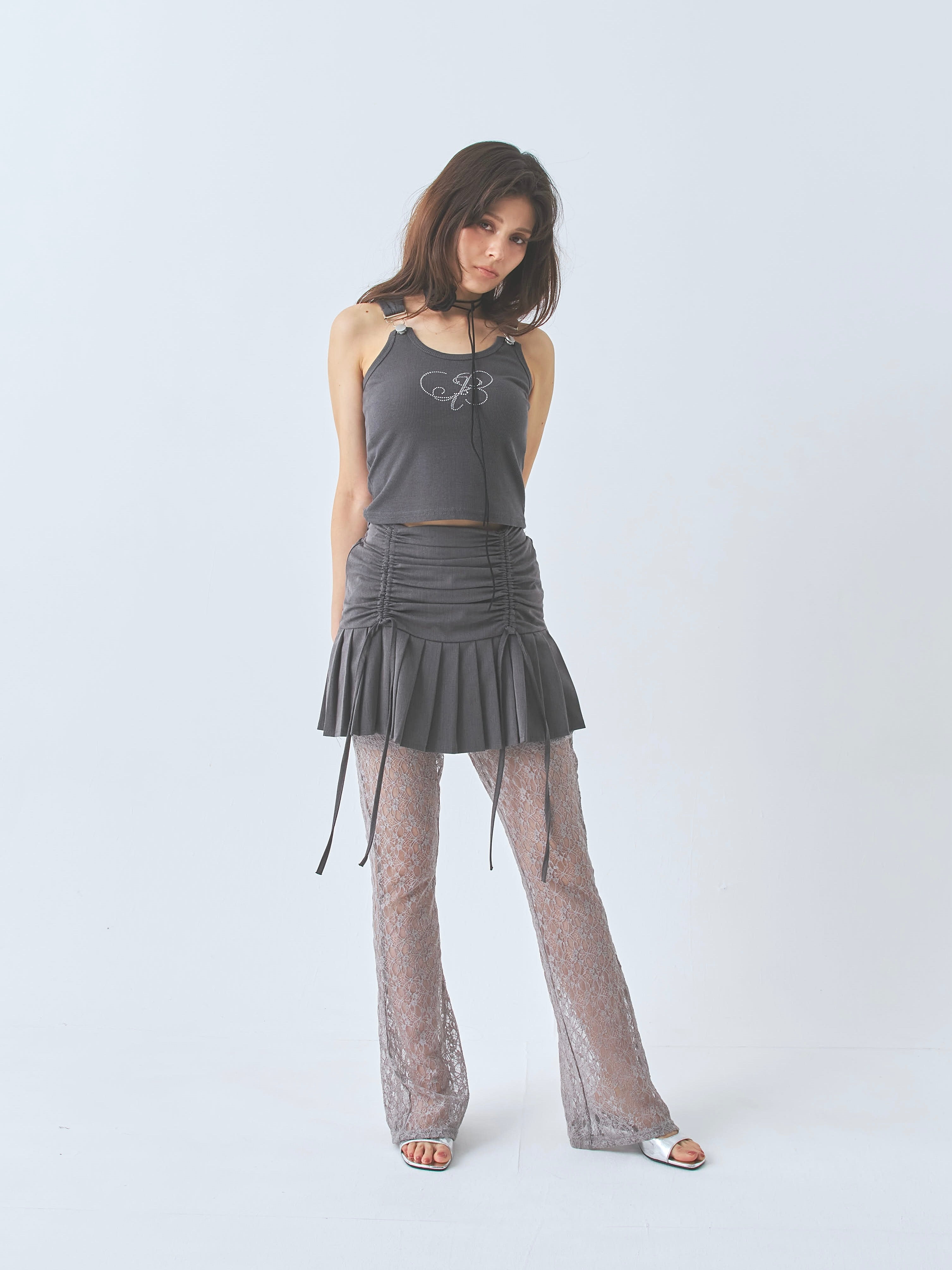 front gather pleats SK