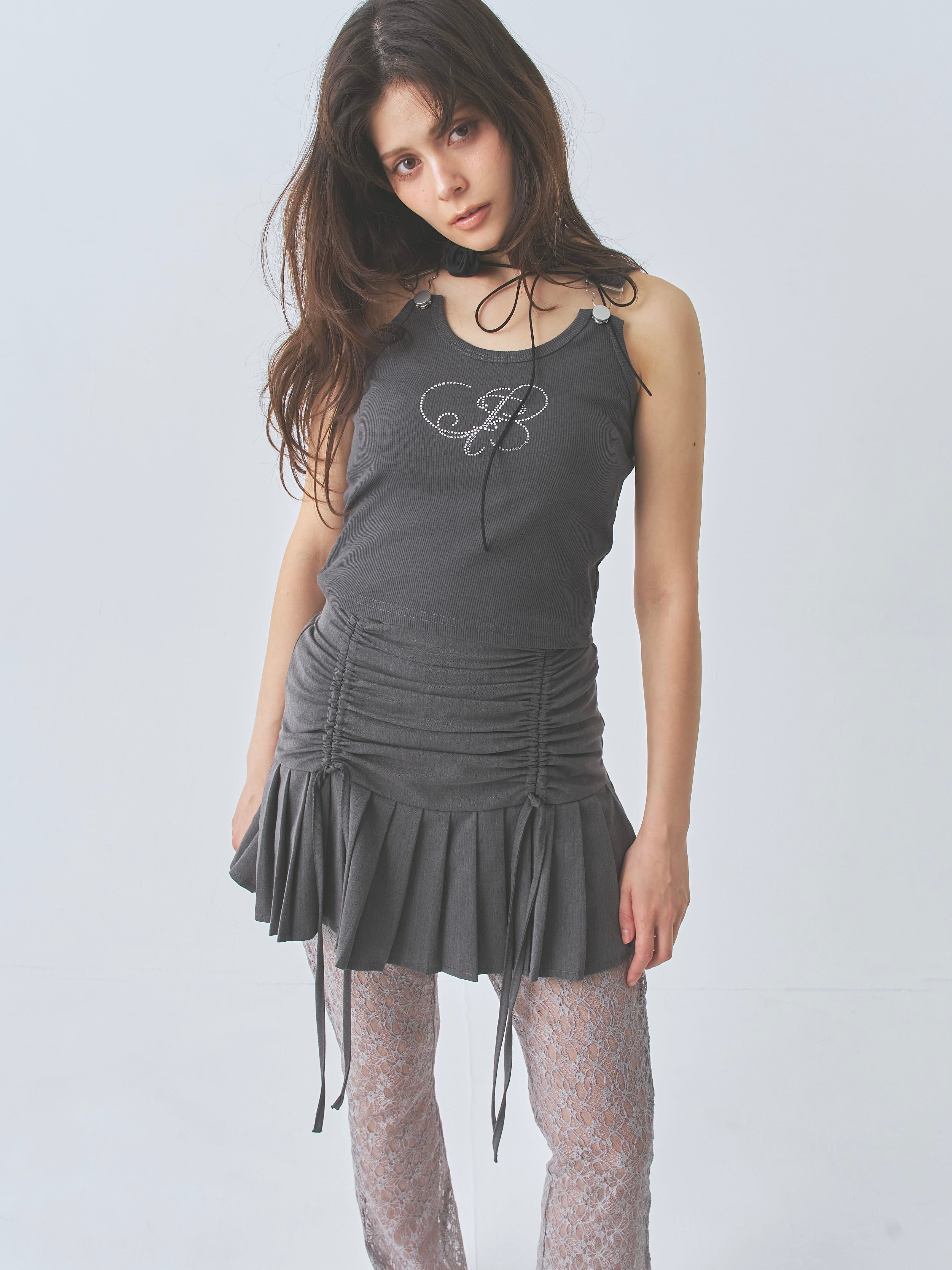 front gather pleats SK
