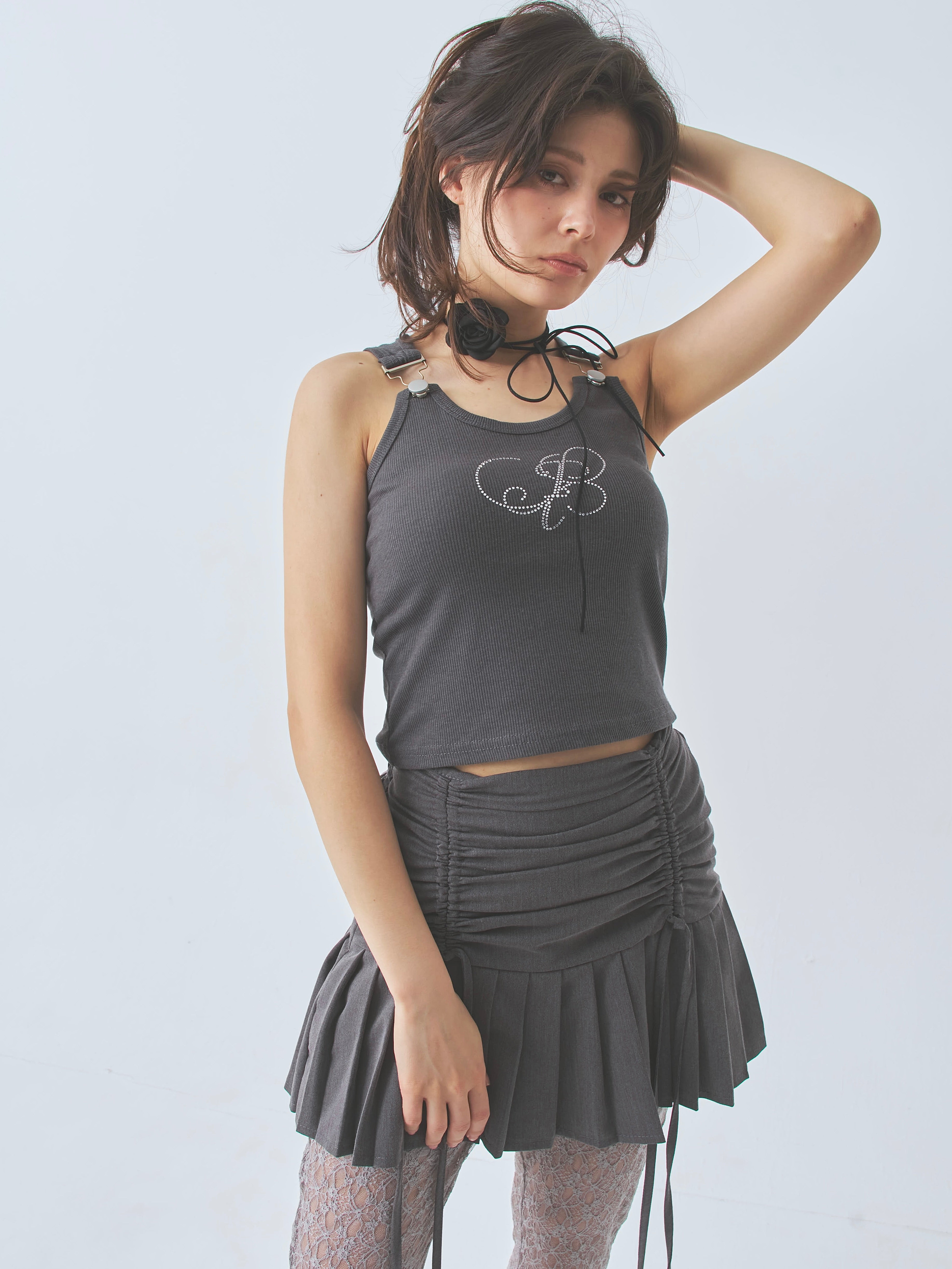 front gather pleats SK