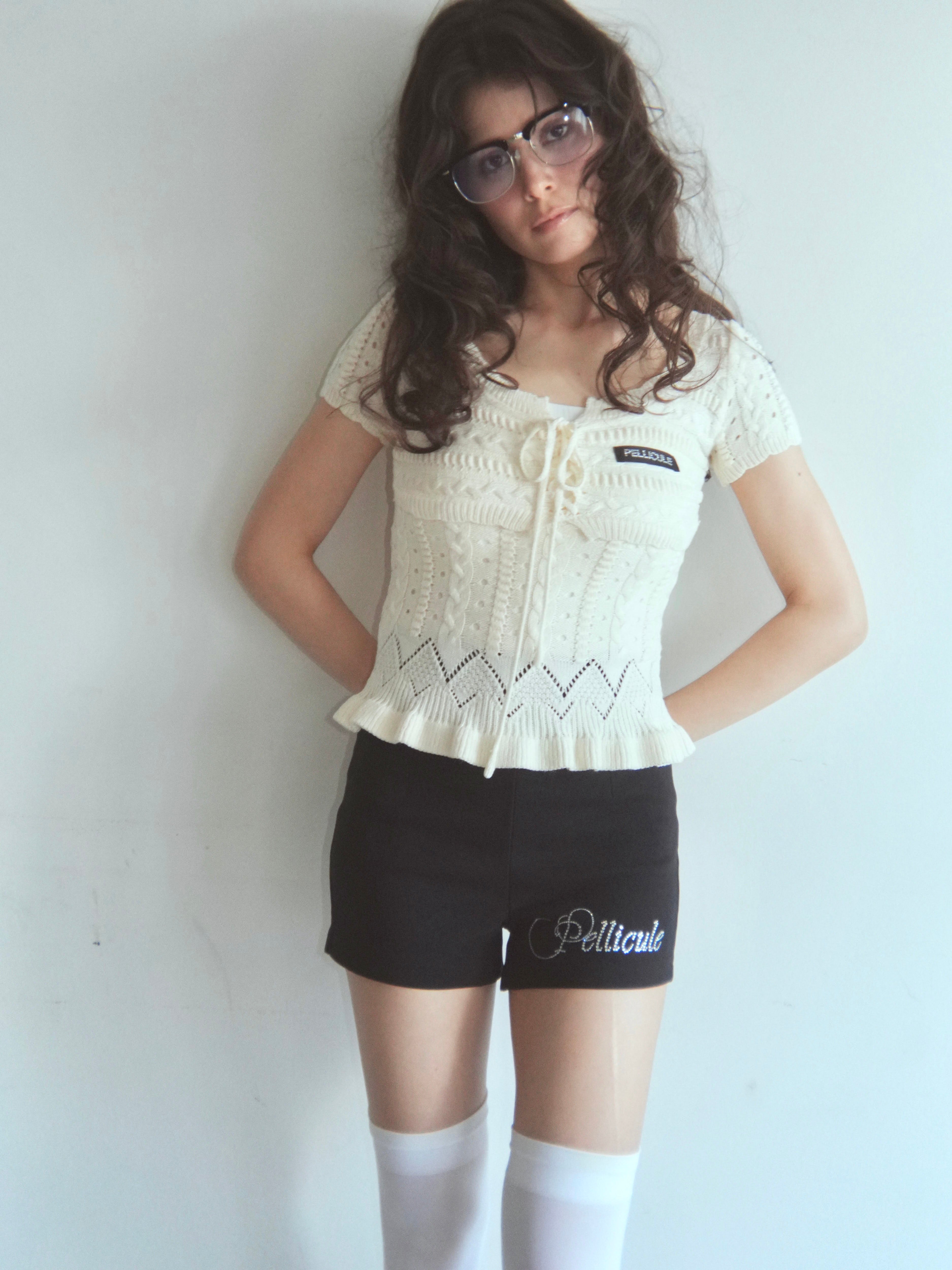 lace knitting tops