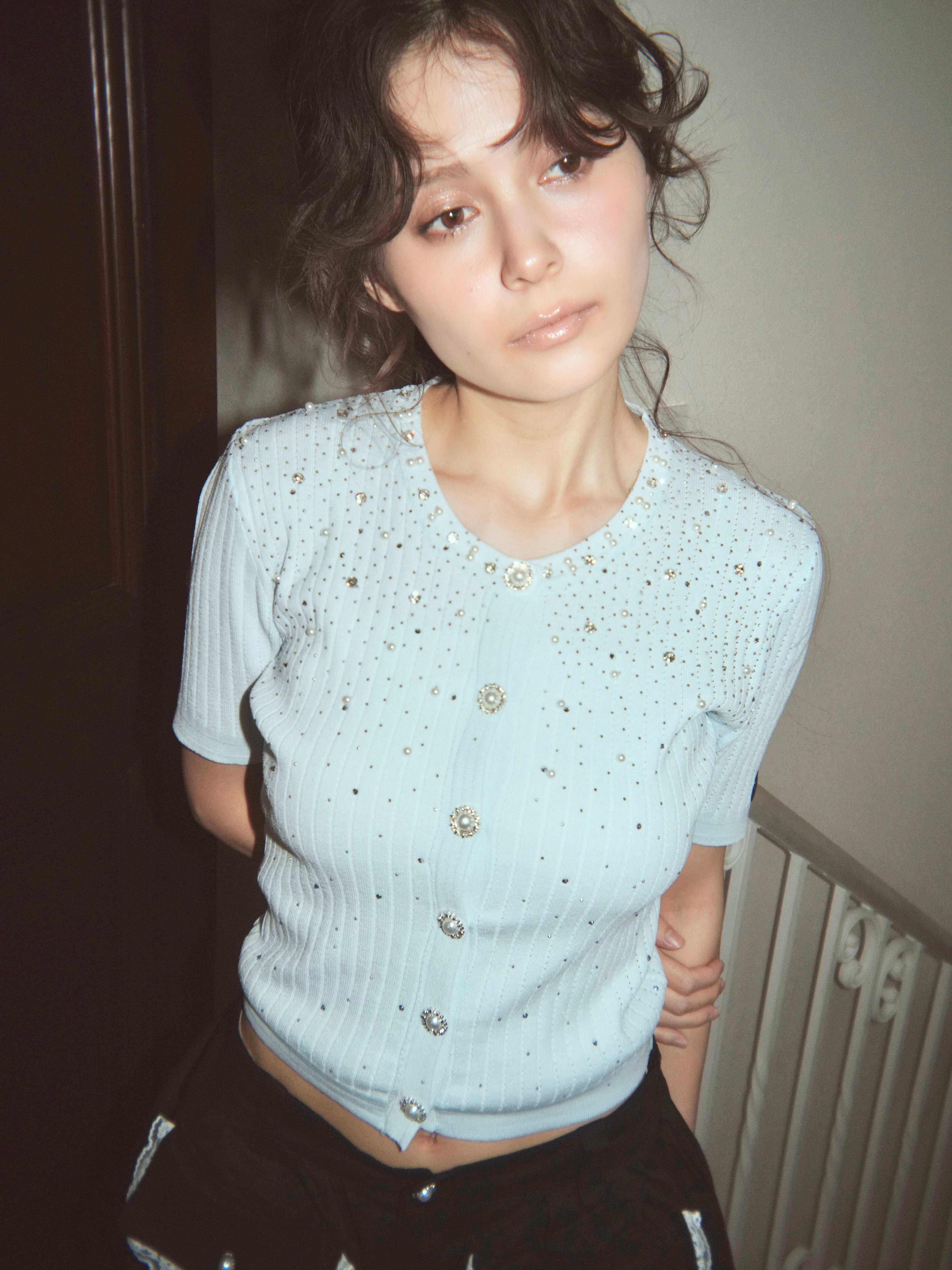 bijou knit tops
