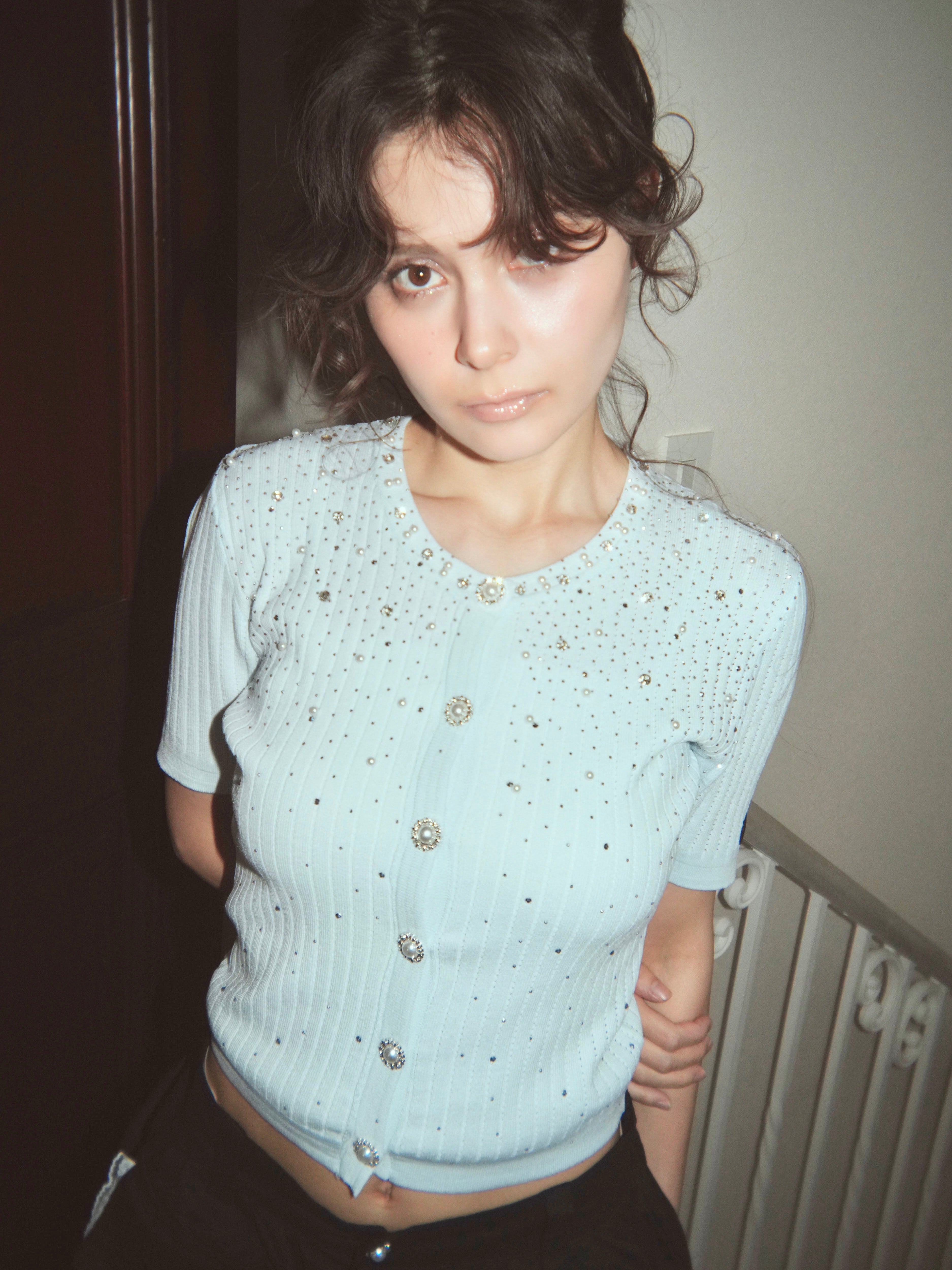 bijou knit tops