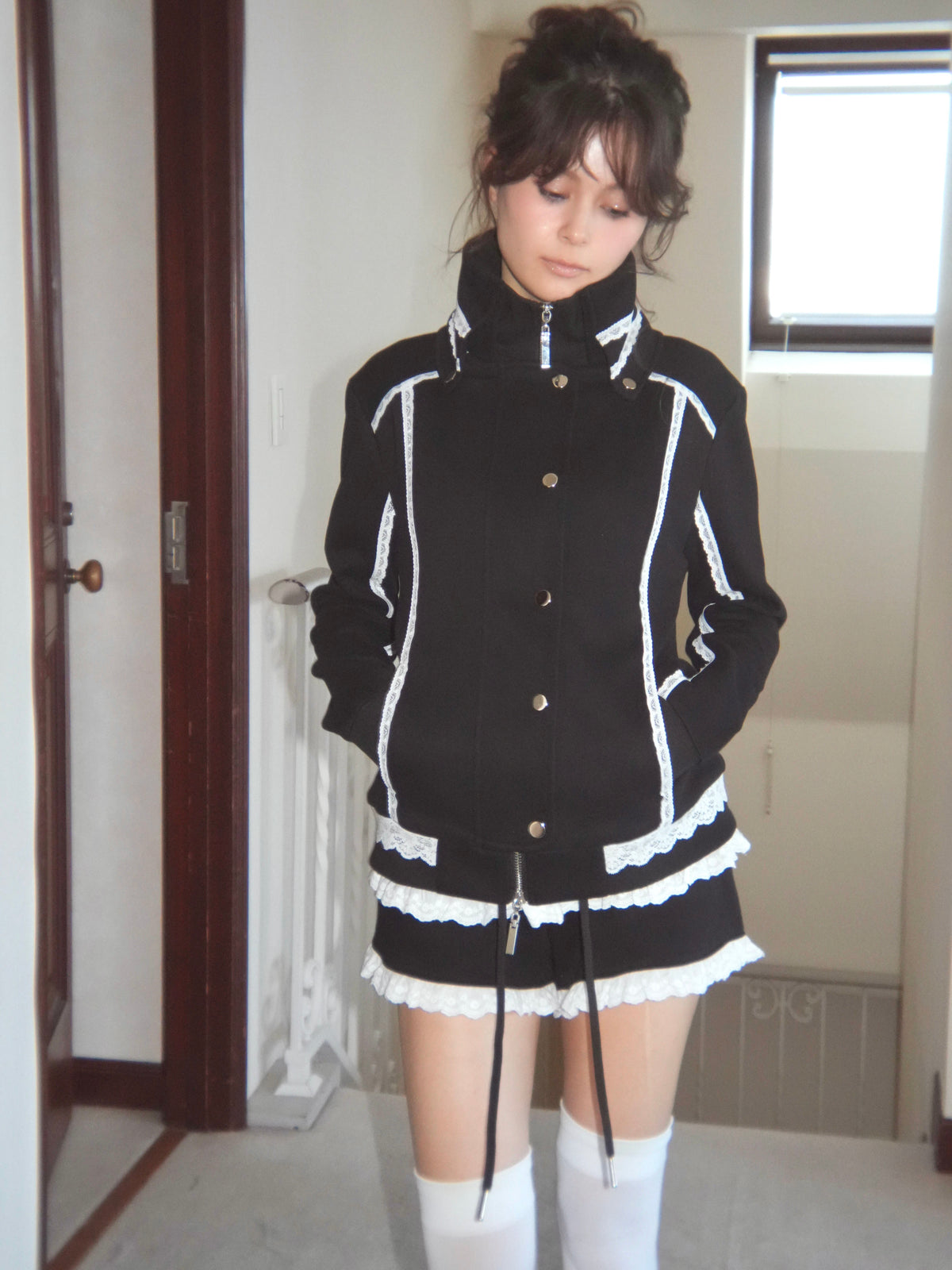 lacy piping jacket