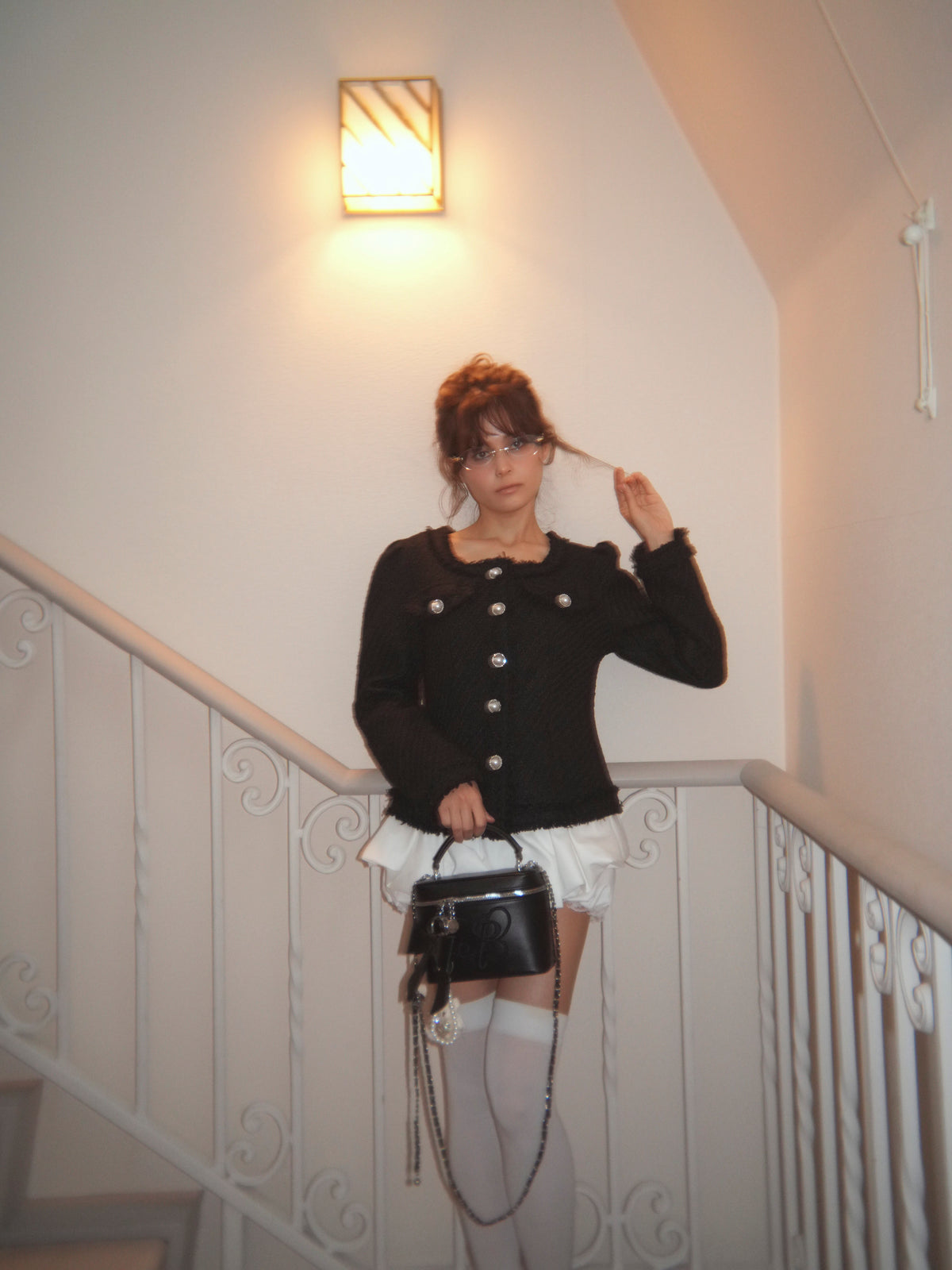 curvaceous tweed jacket