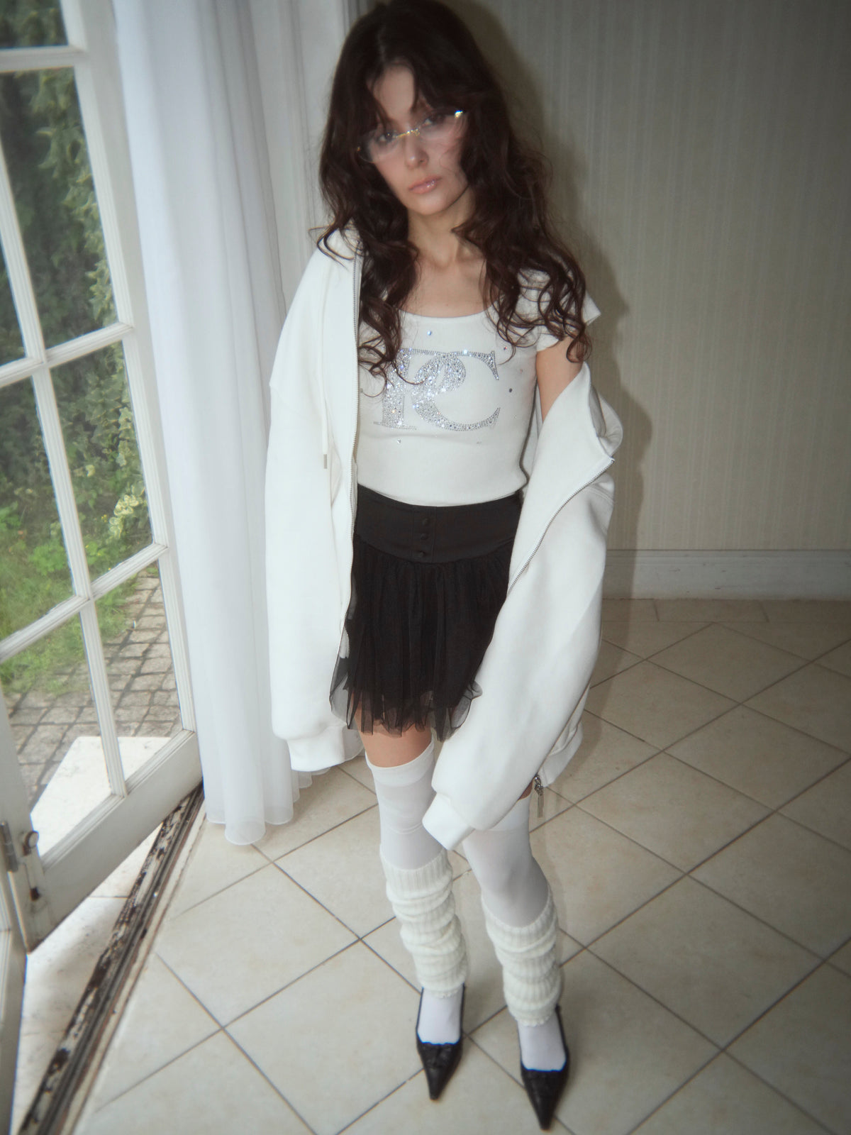 jewel powdery knit
