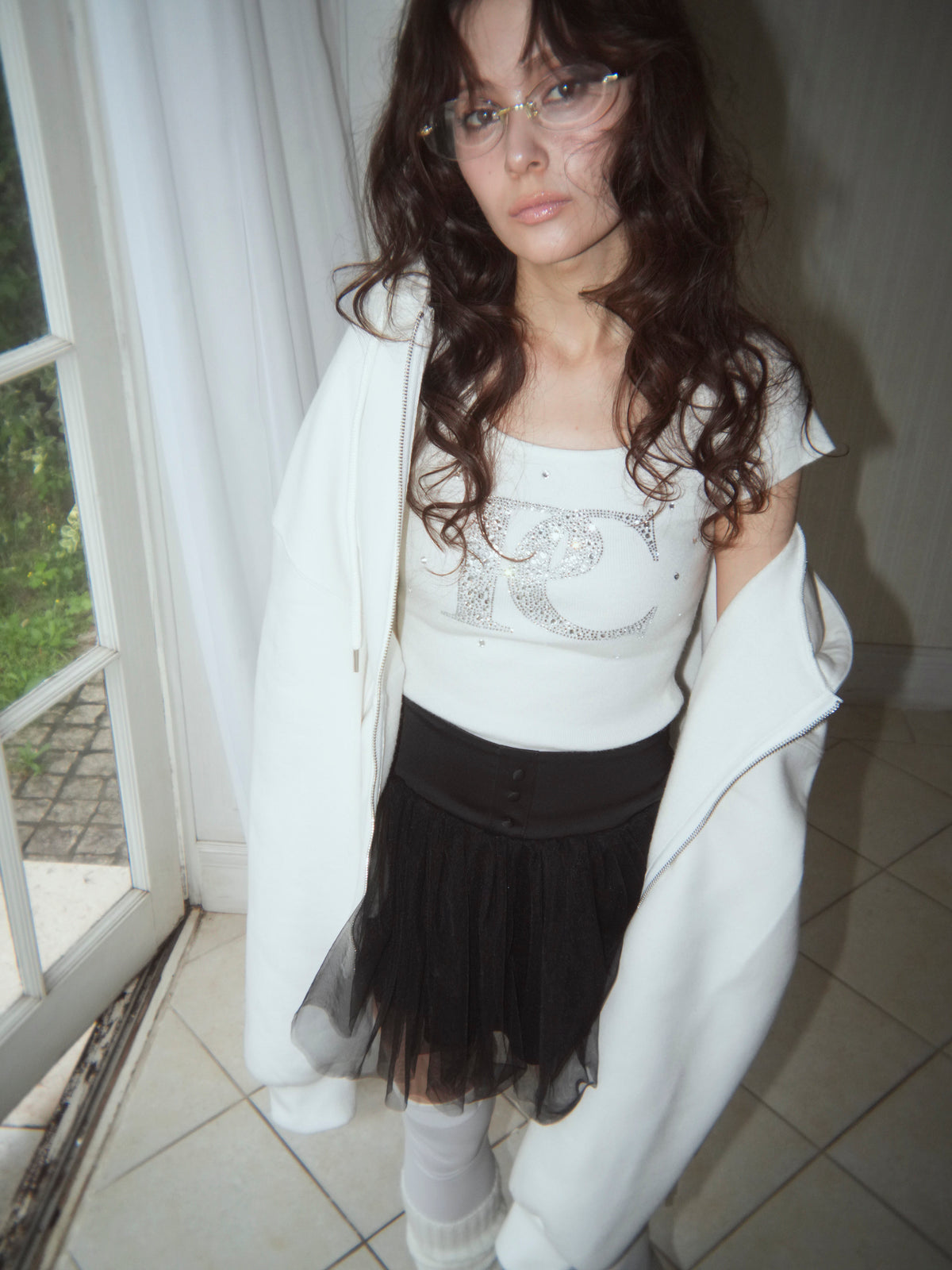 jewel powdery knit