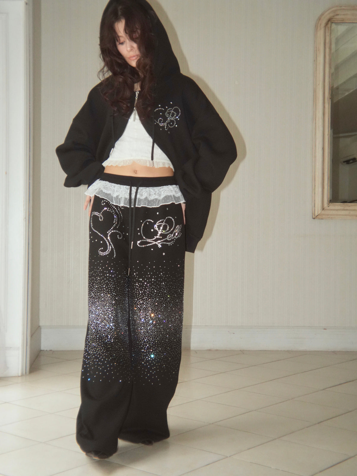 waistfrill sweat pants