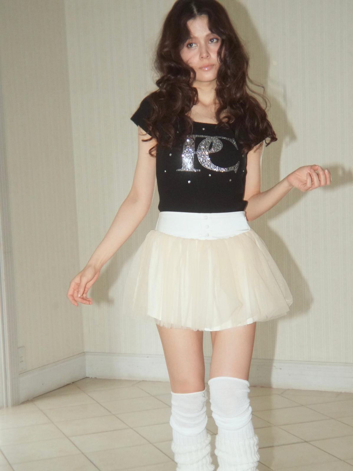 jewel powdery knit