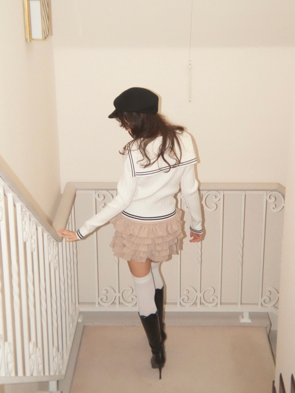 frilltiered skirt
