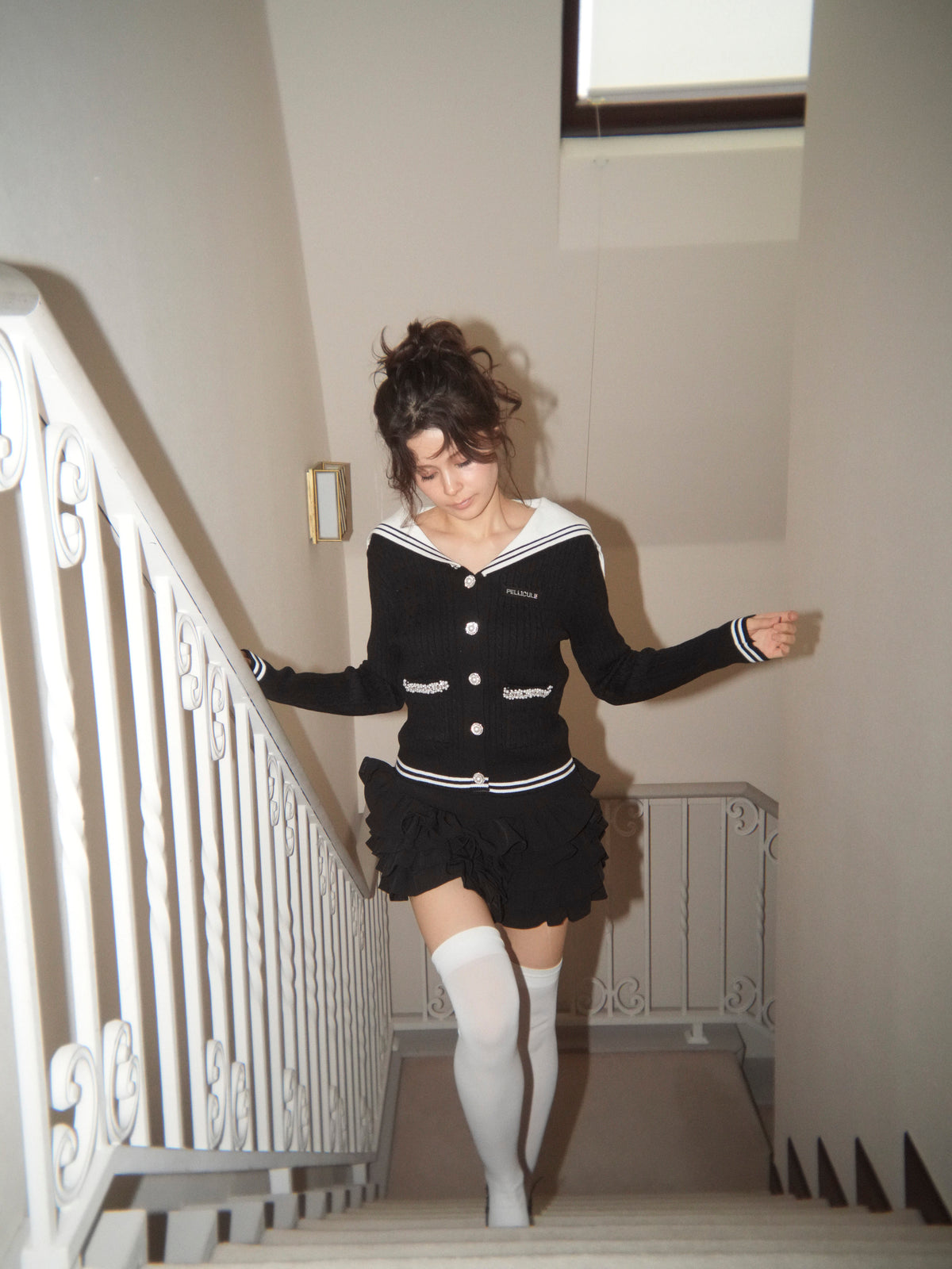 sailor bicolor knit