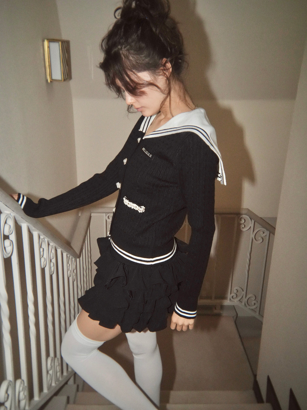 sailor bicolor knit