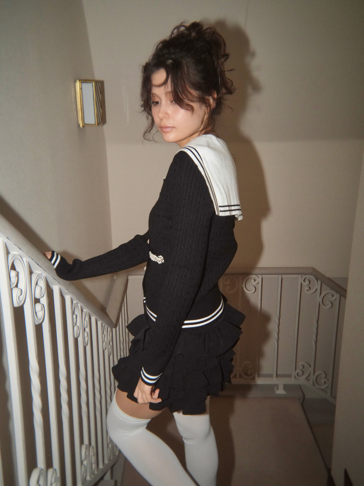 sailor bicolor knit