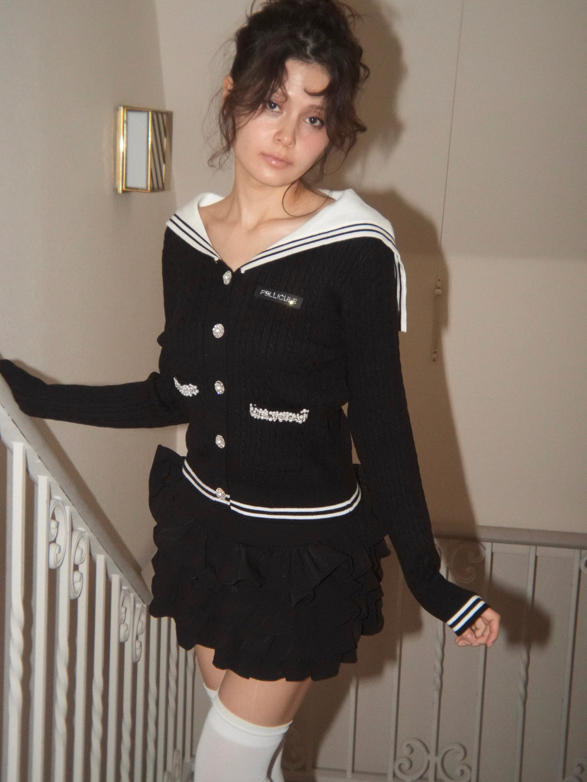 sailor bicolor knit