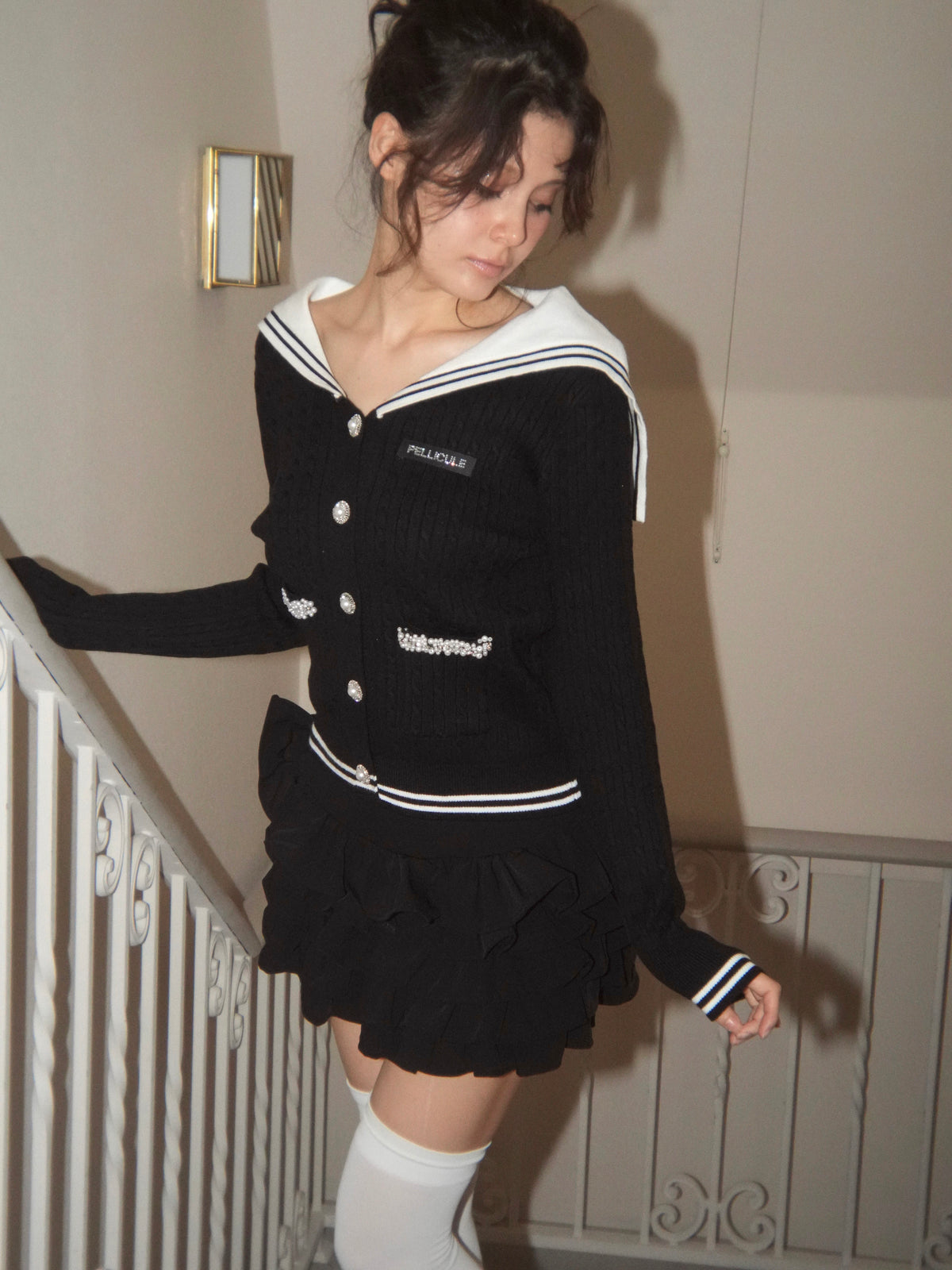 sailor bicolor knit