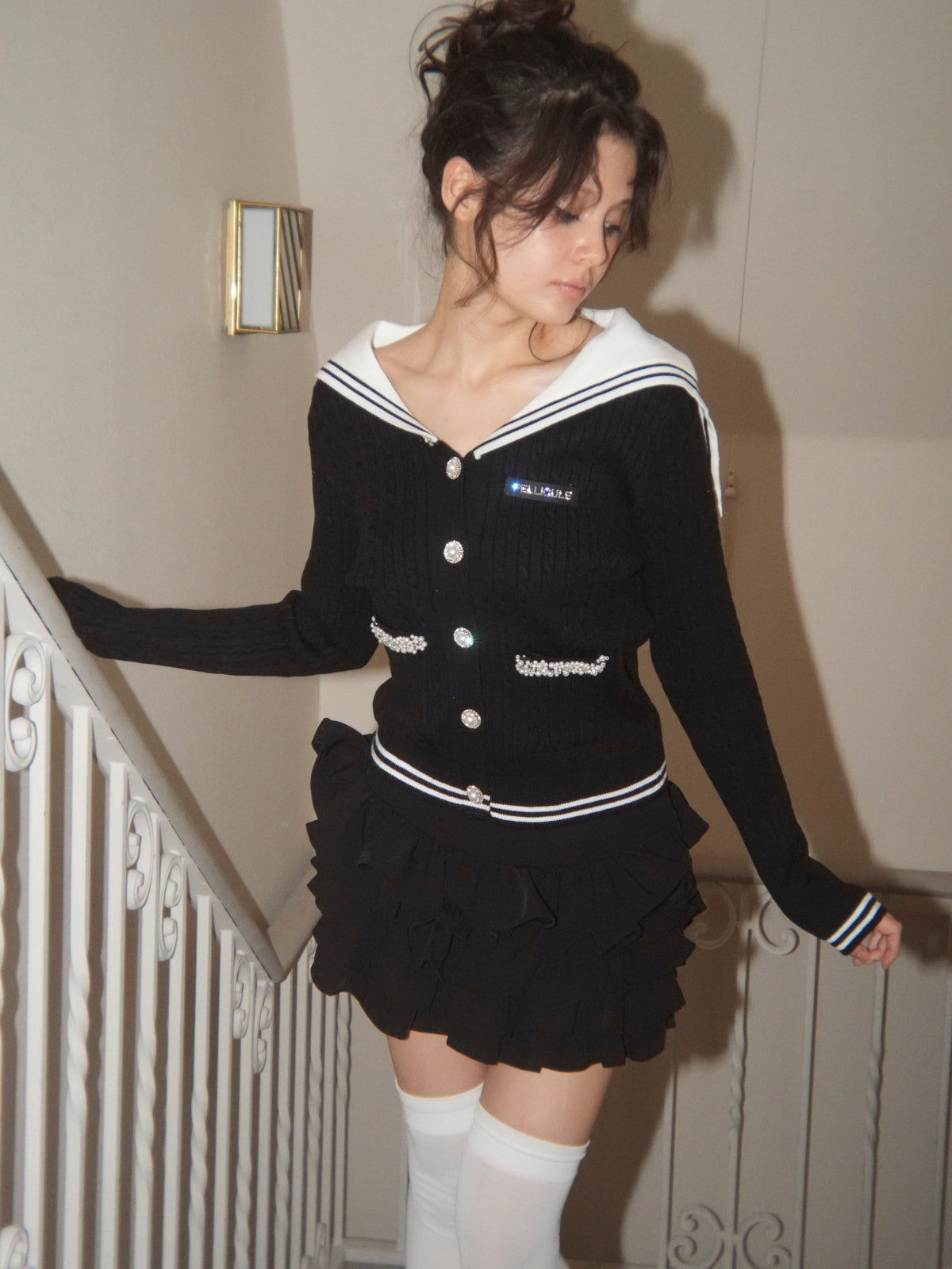 sailor bicolor knit