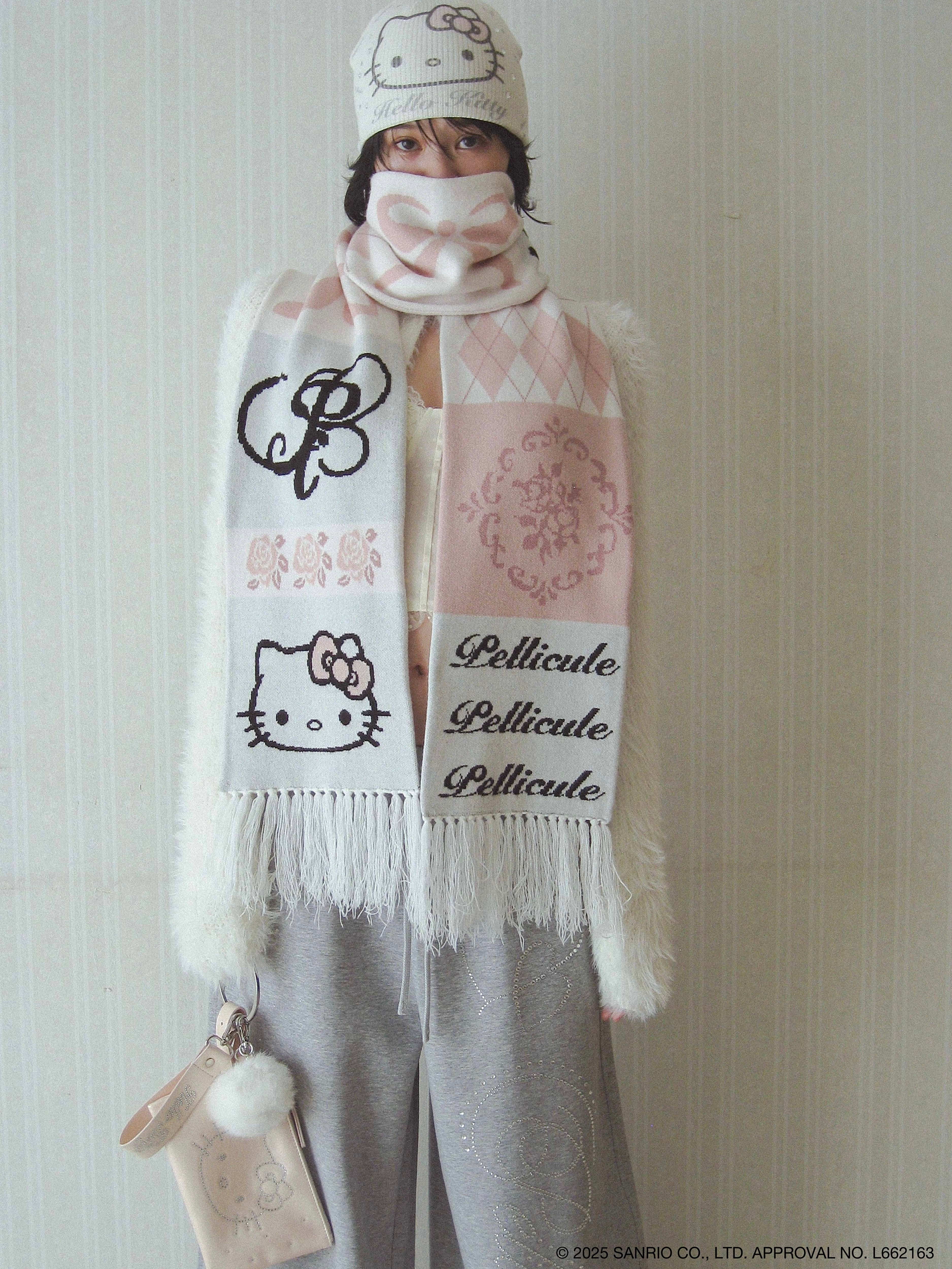 HELLOKITTY hug knitmuffler