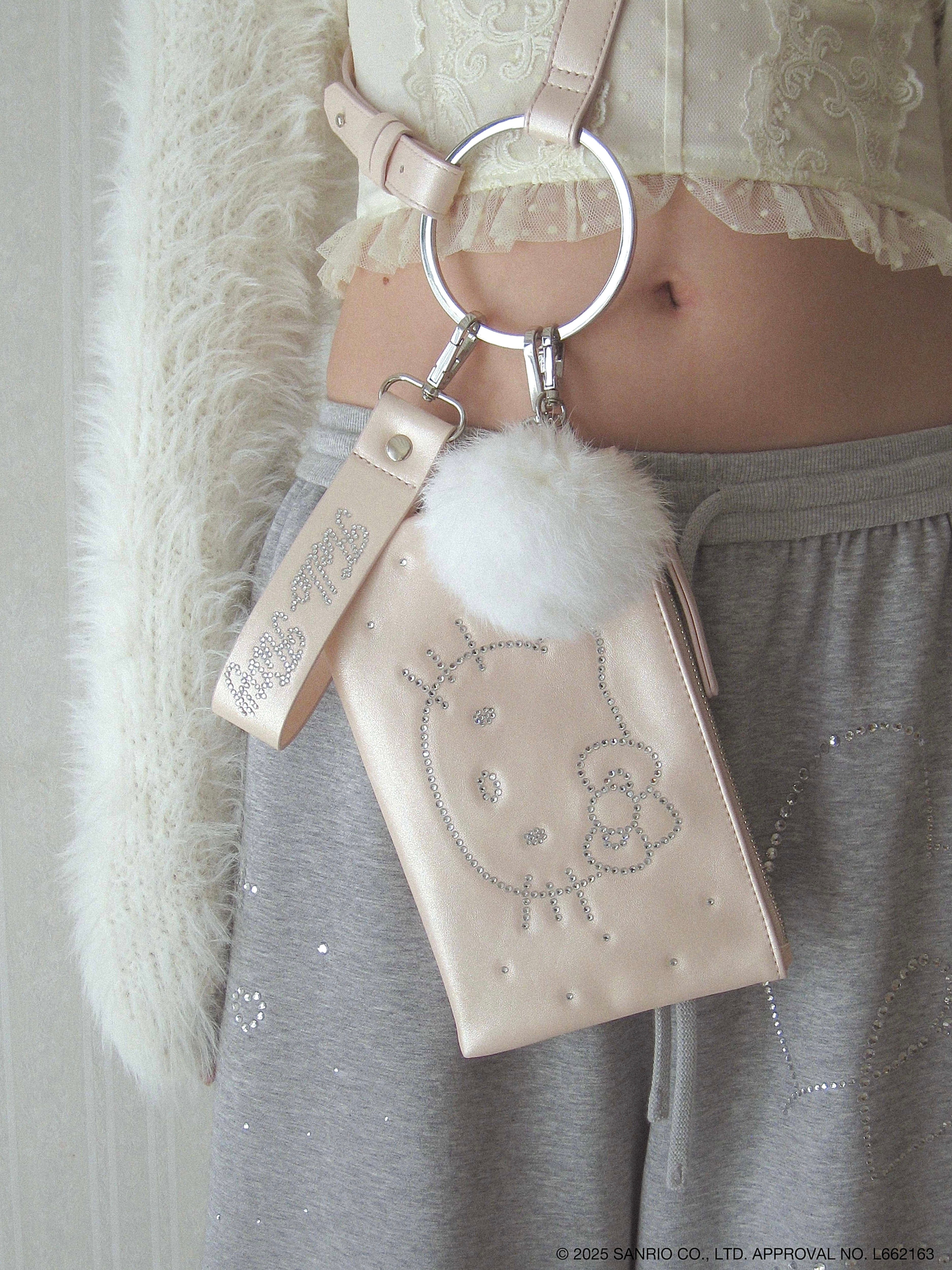 HELLO KITTY charm pouch shoulder