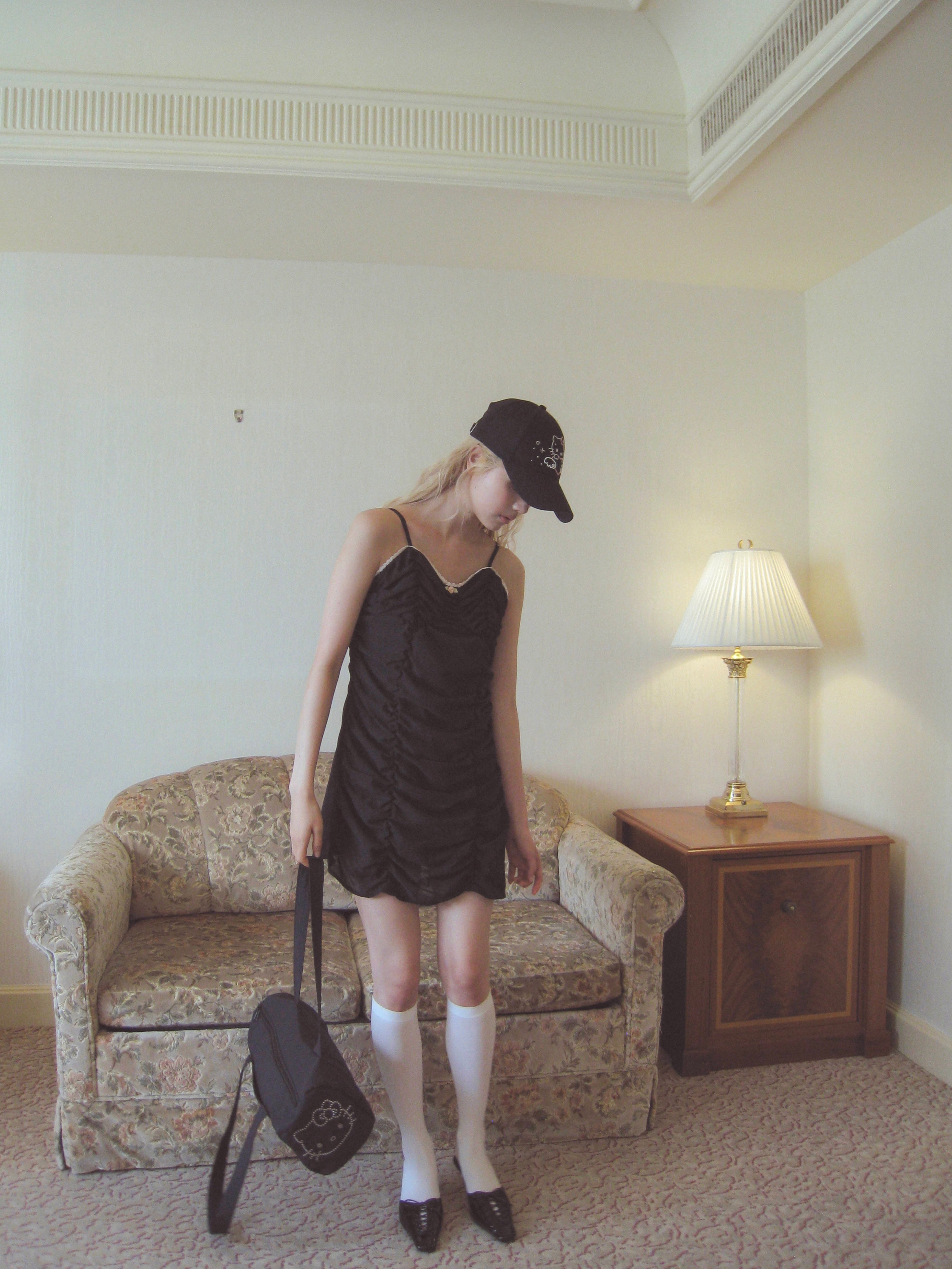 girlish gather mini onepiece