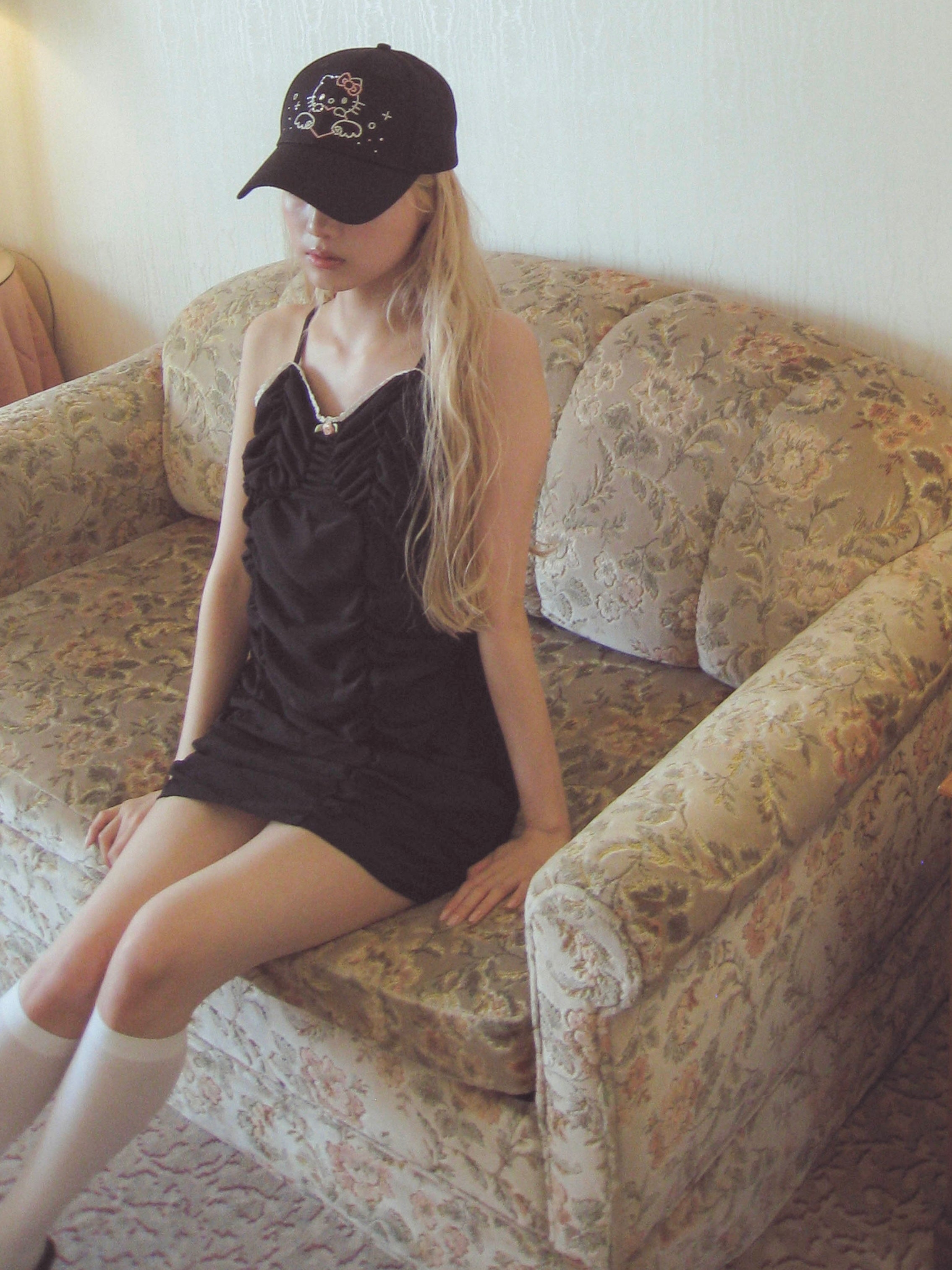 girlish gather mini onepiece