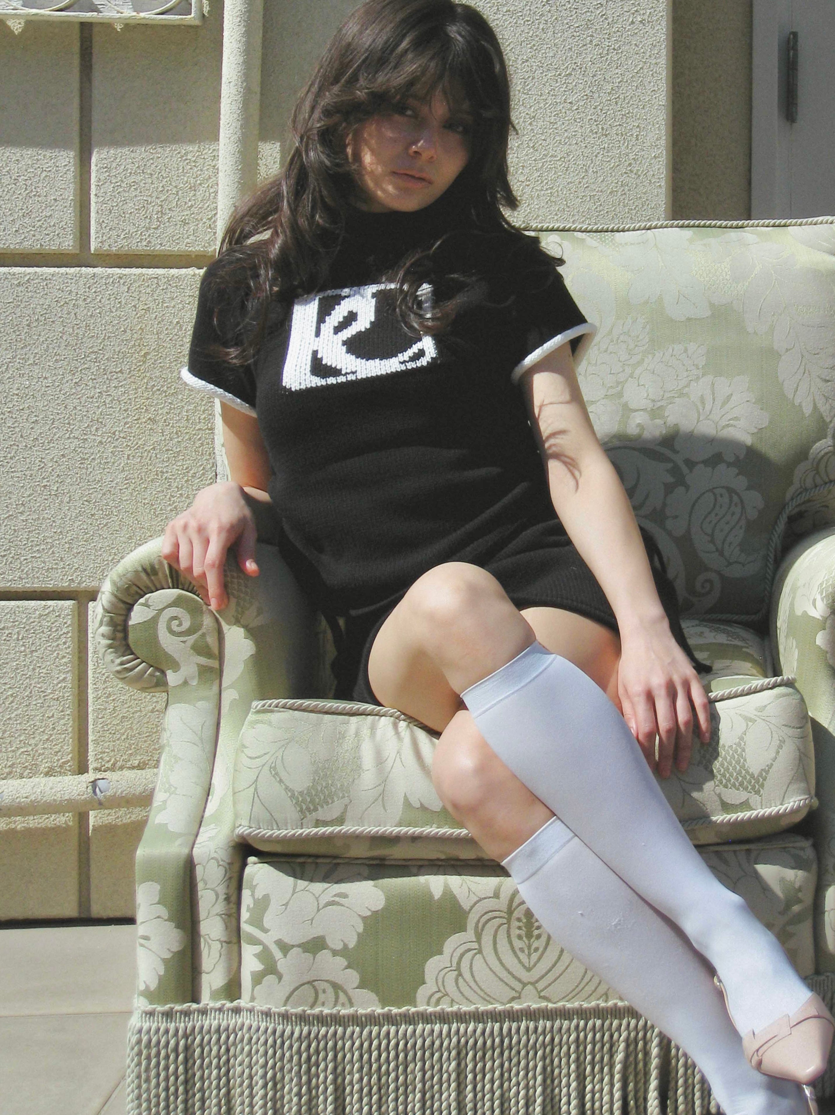 emblem knit set up