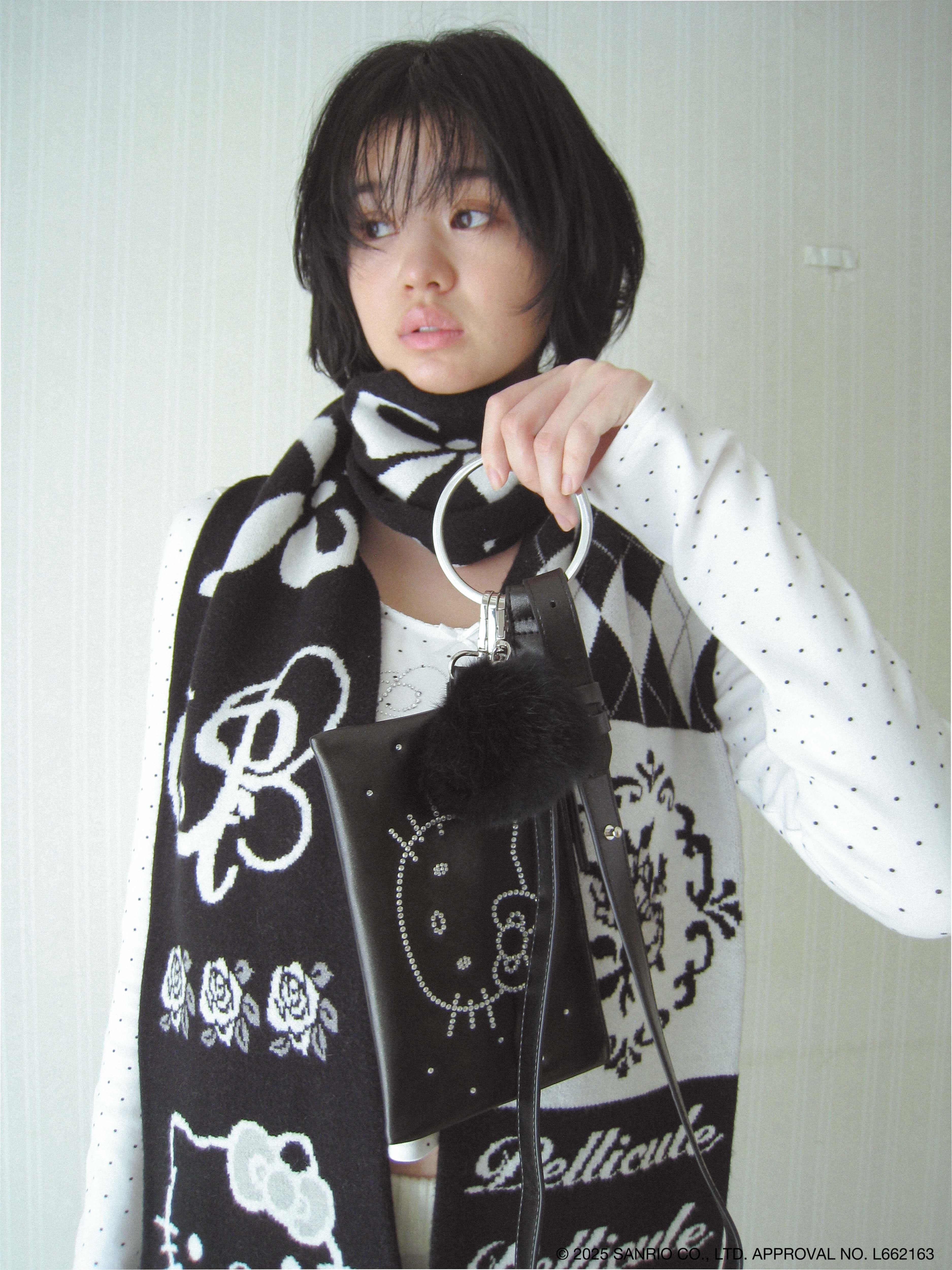 HELLOKITTY hug knitmuffler