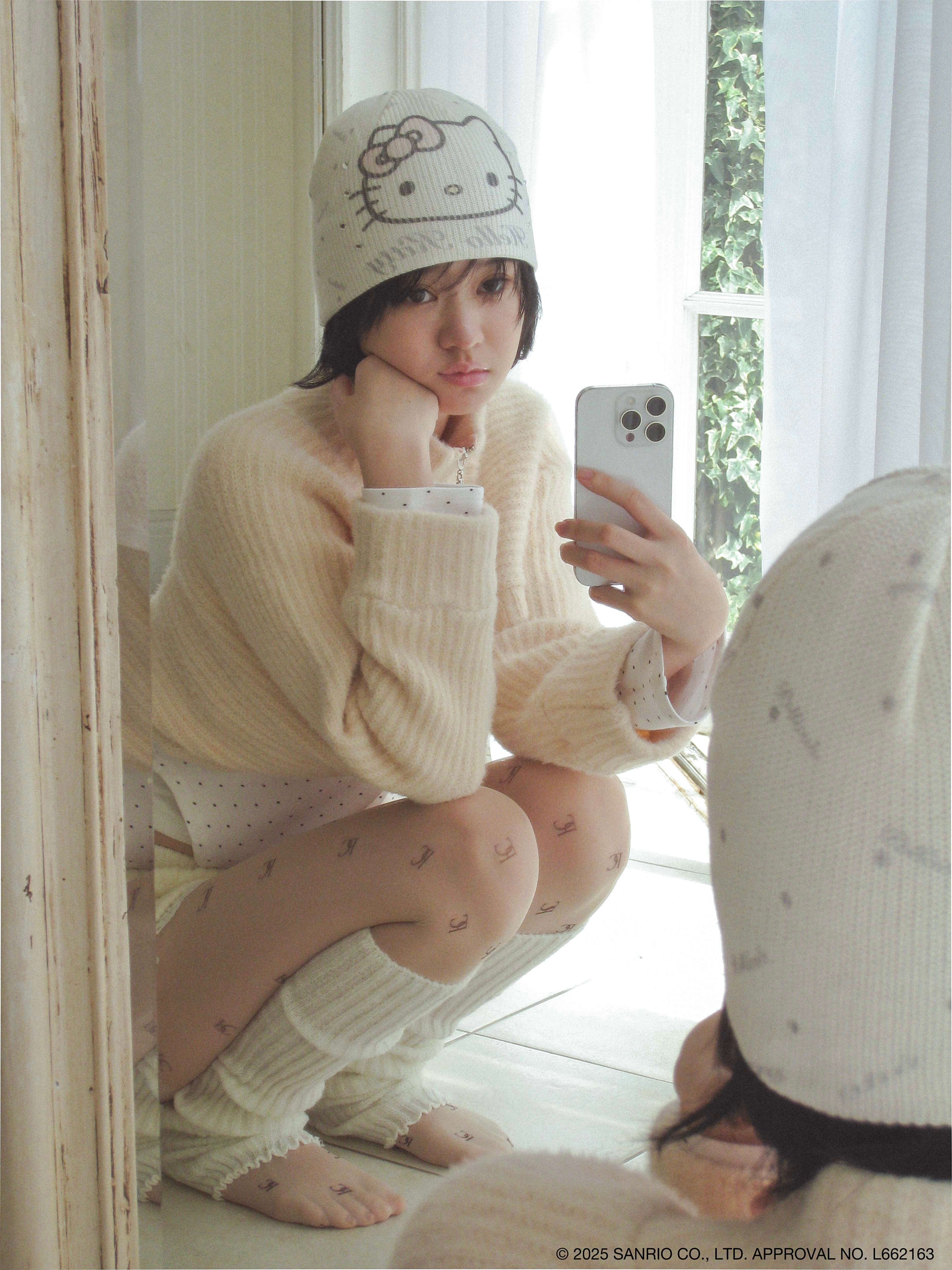 HELLO KITTY doodle beanie