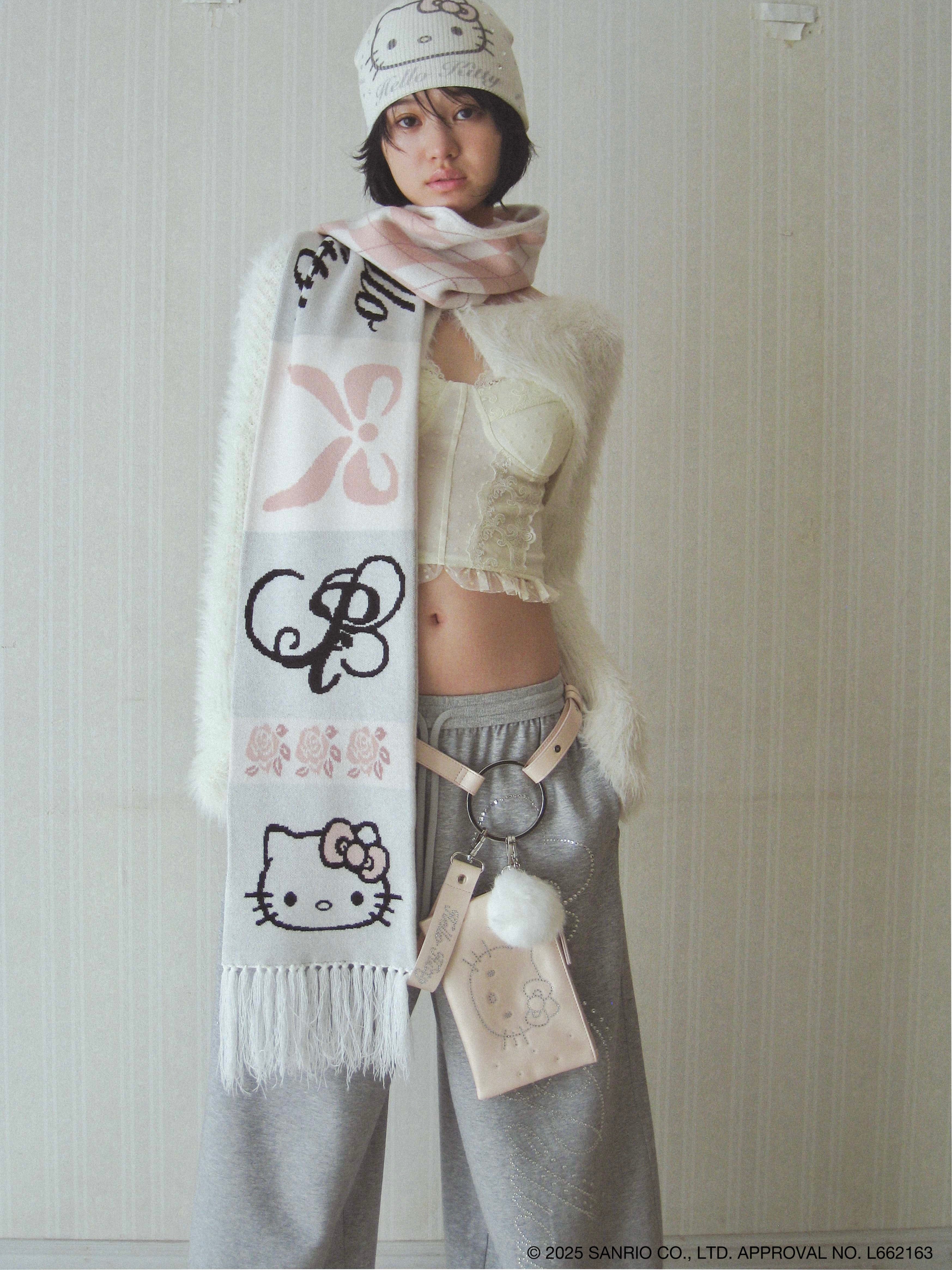 HELLO KITTY charm pouch shoulder