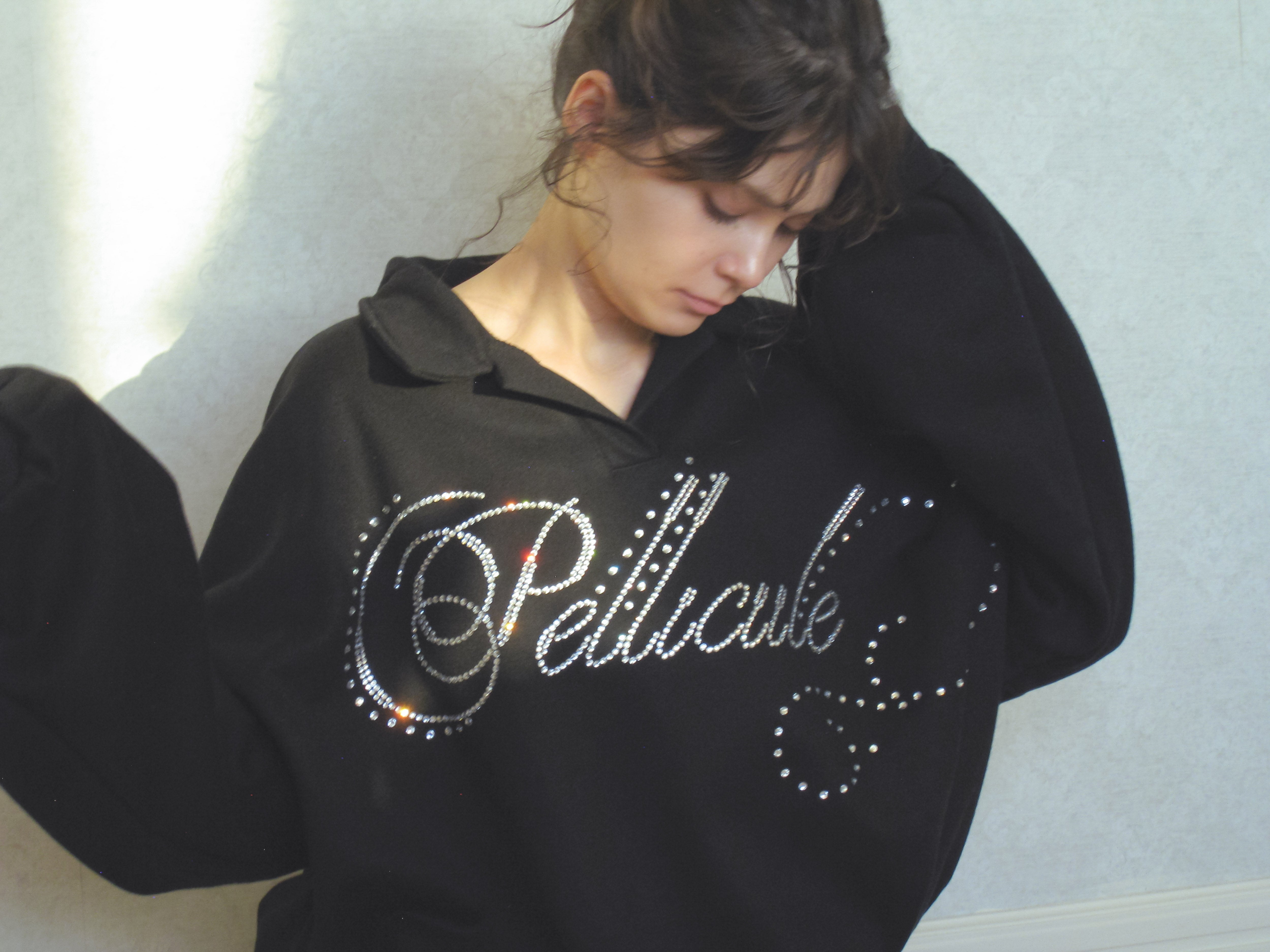 lettering sweat tops