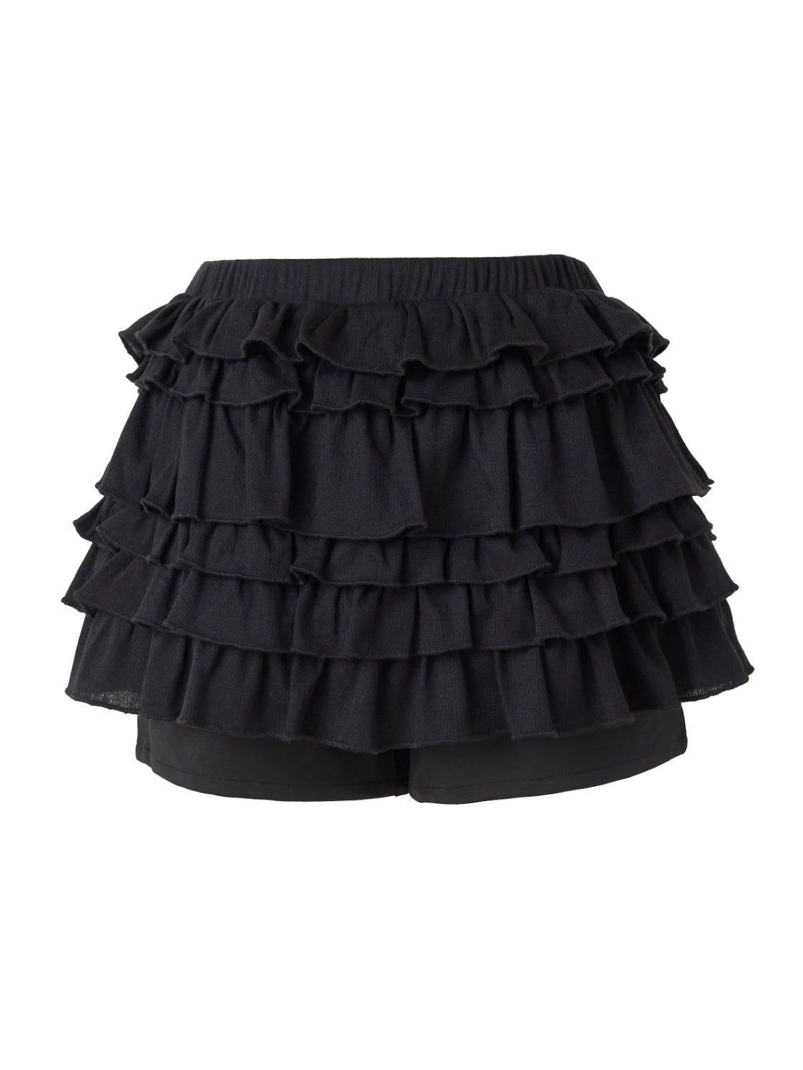 eyelet tiered mini pants