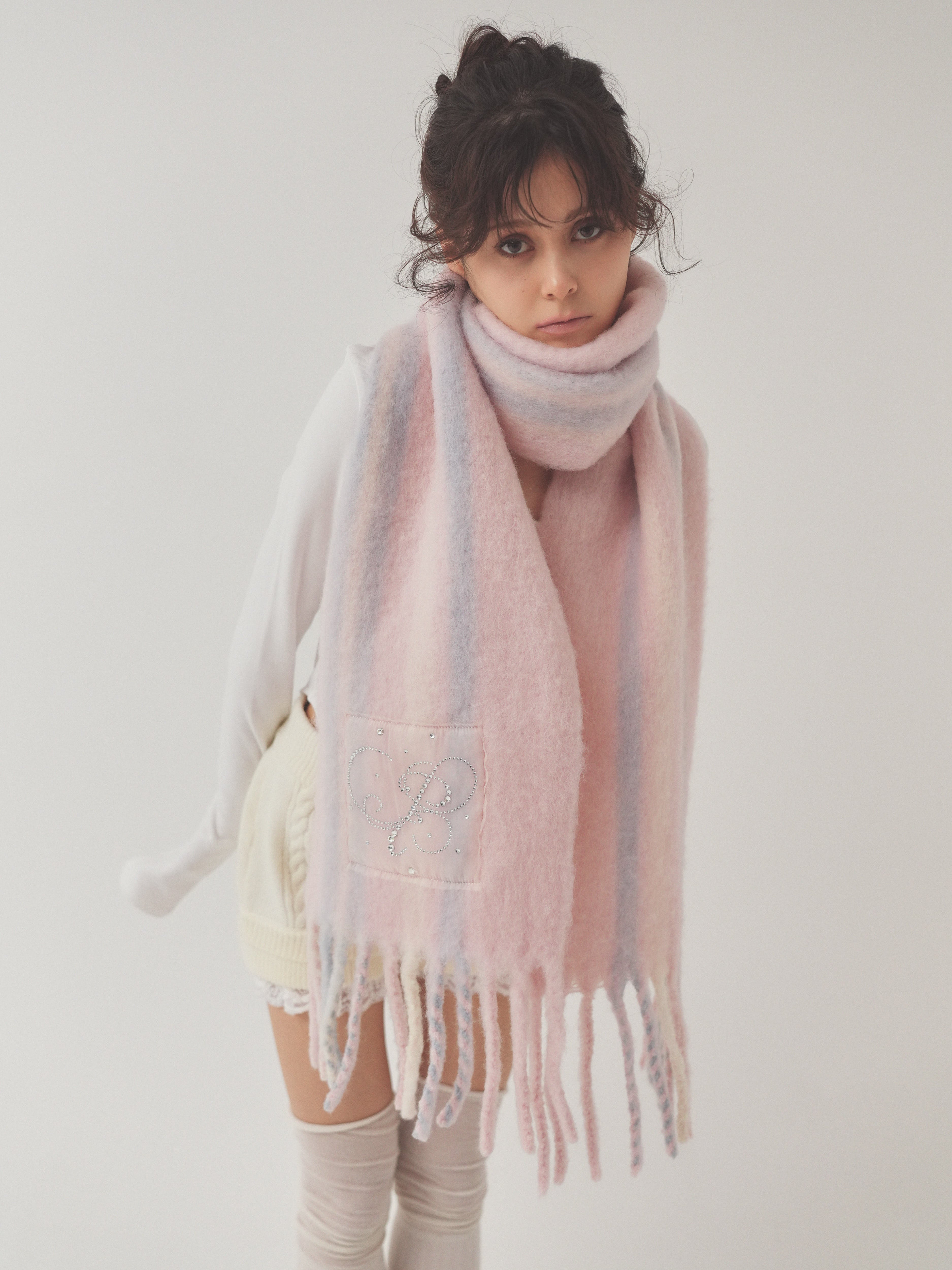 【12/20発送】motif pale muffler