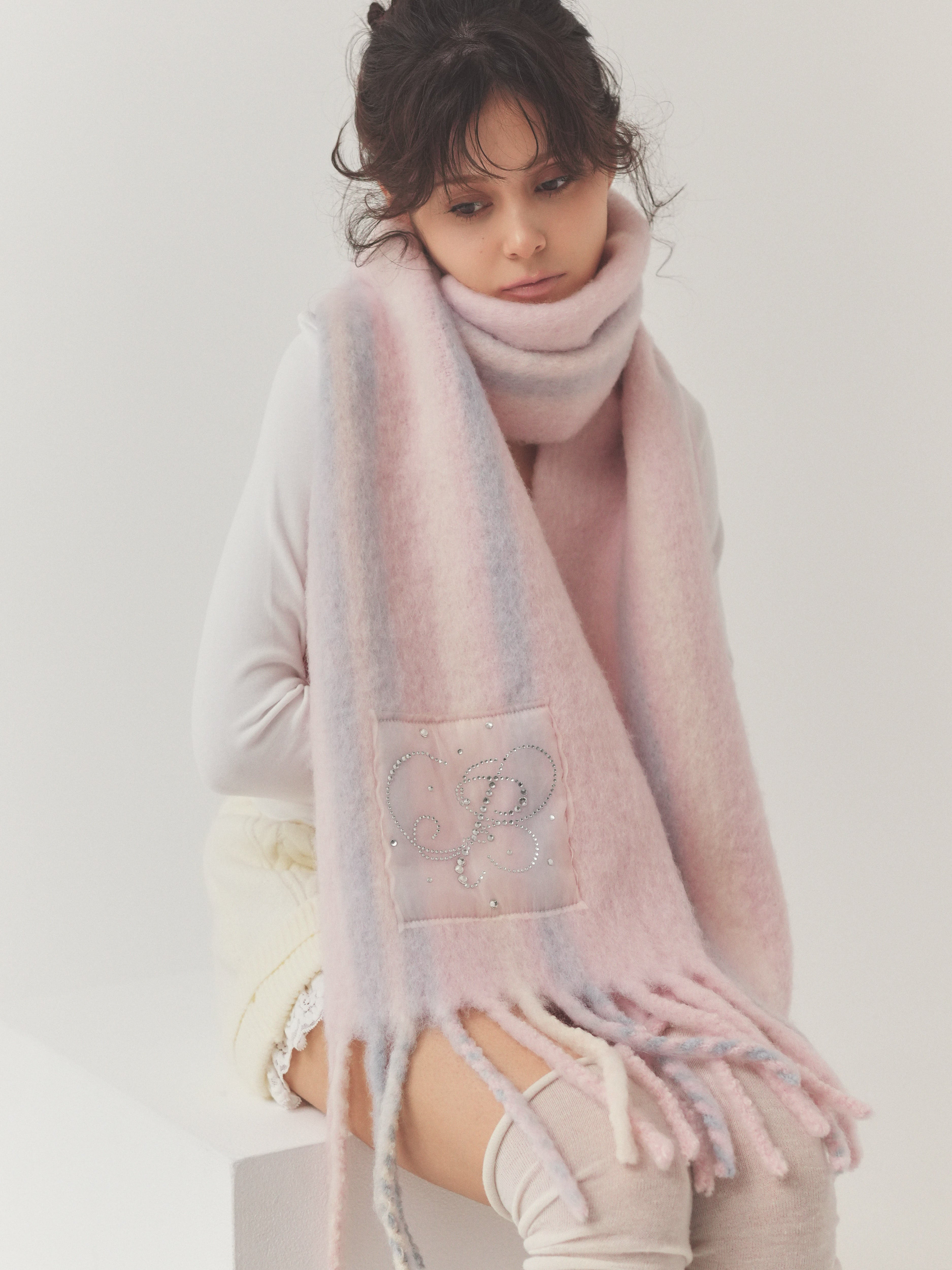 【12/20発送】motif pale muffler