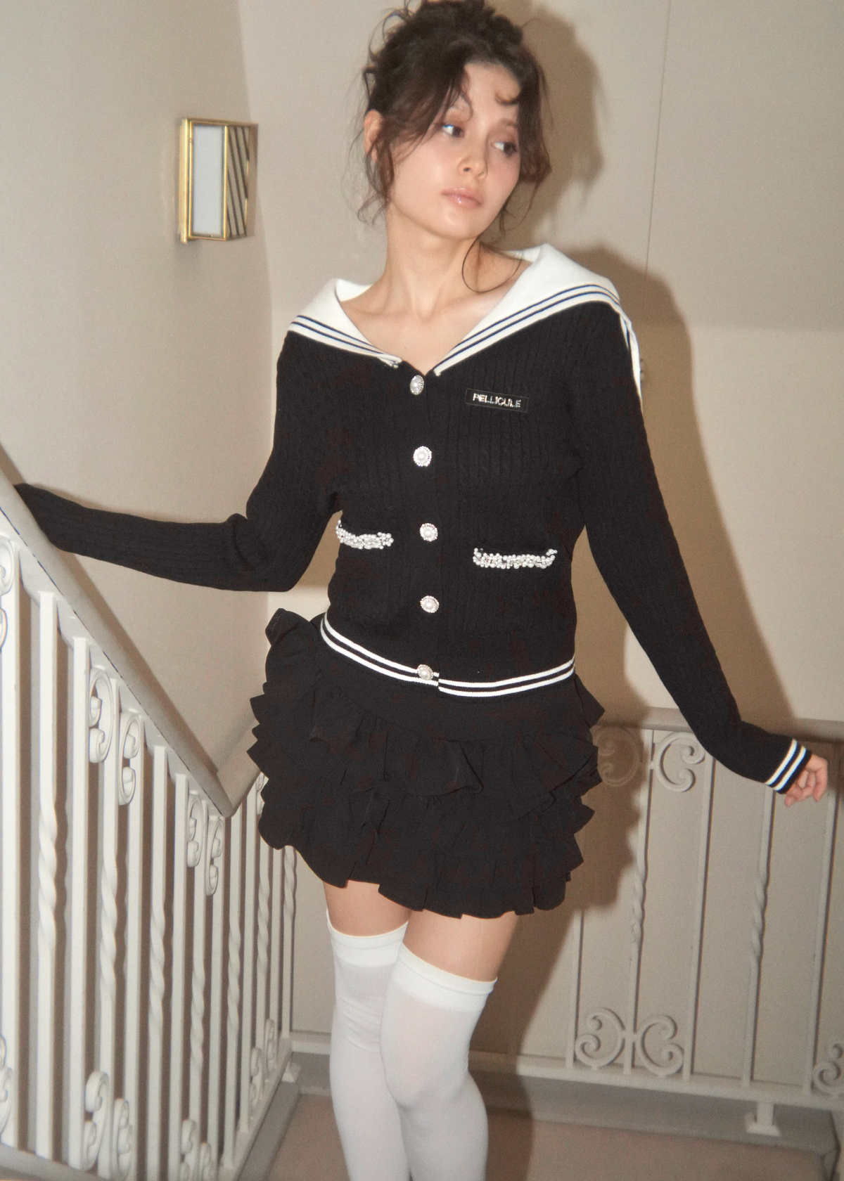 sailor bicolor knit
