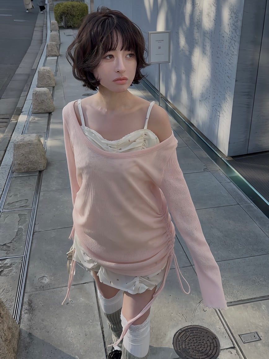 girlish gather mini onepiece