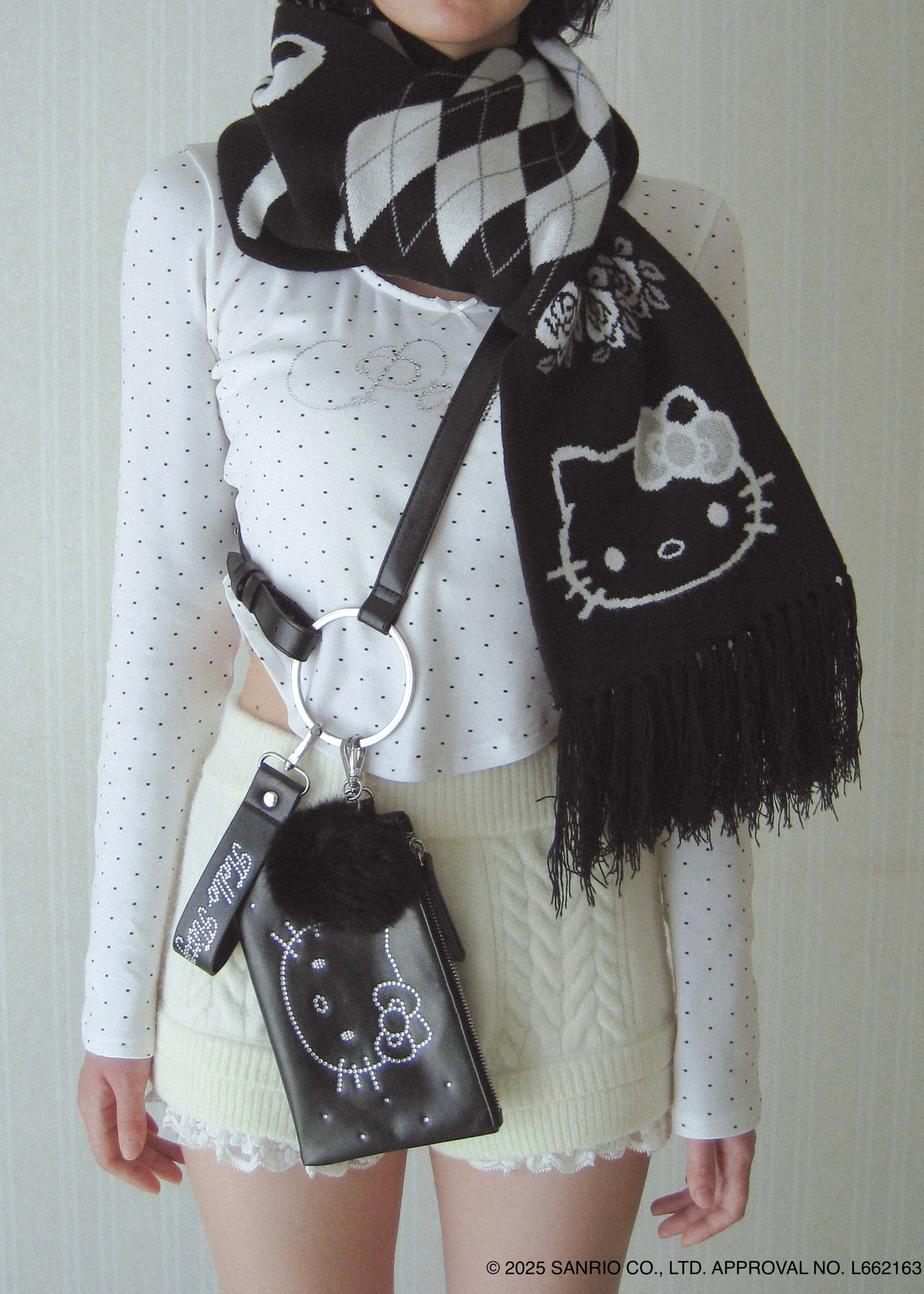 HELLO KITTY charm pouch shoulder