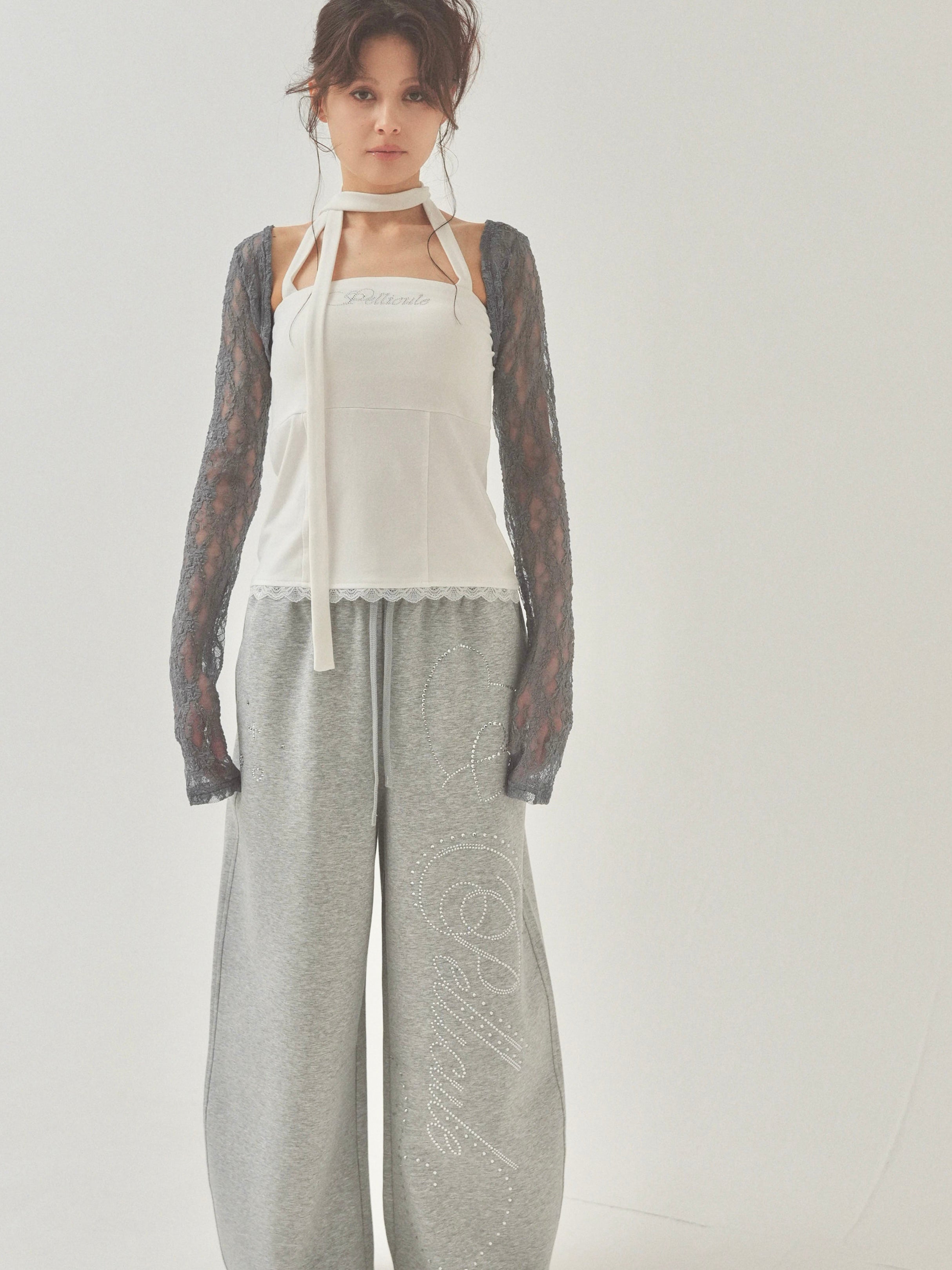short lacy cardigan