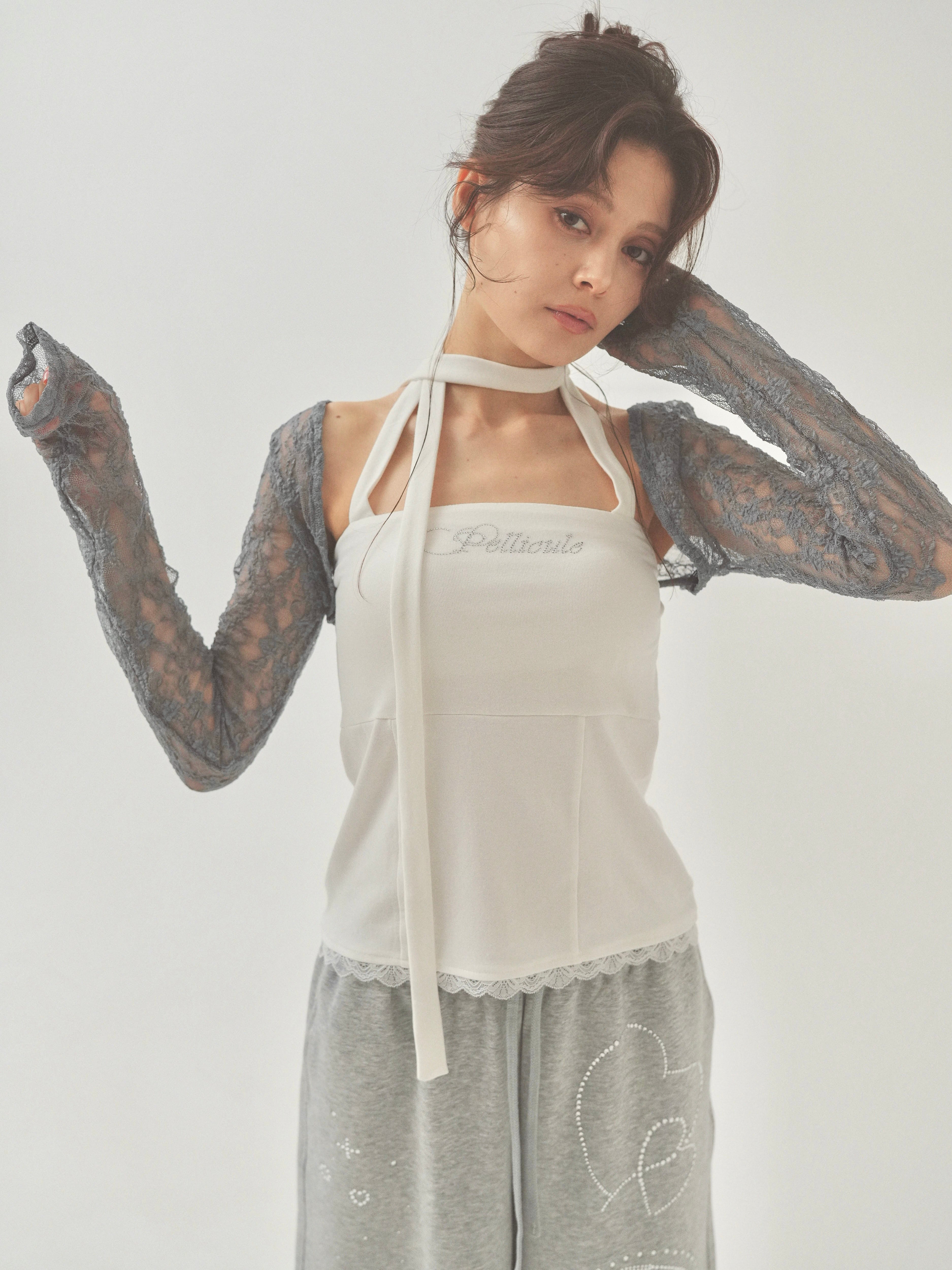 short lacy cardigan